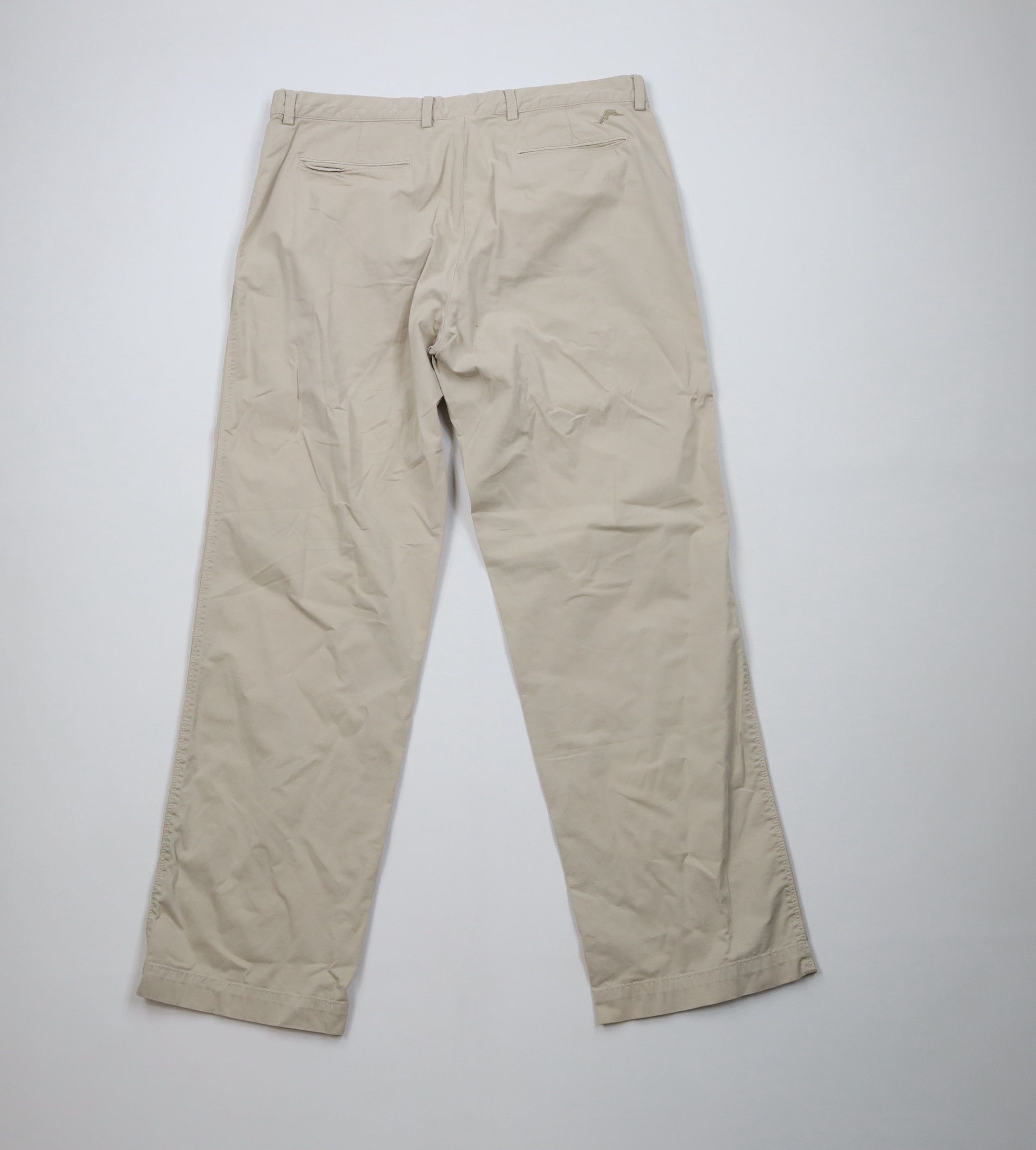 Tommy Bahama Vintage Tommy Bahama Stretch Wide Leg Chino Pants Beige Size US 36 / EU 52 - 11 Thumbnail