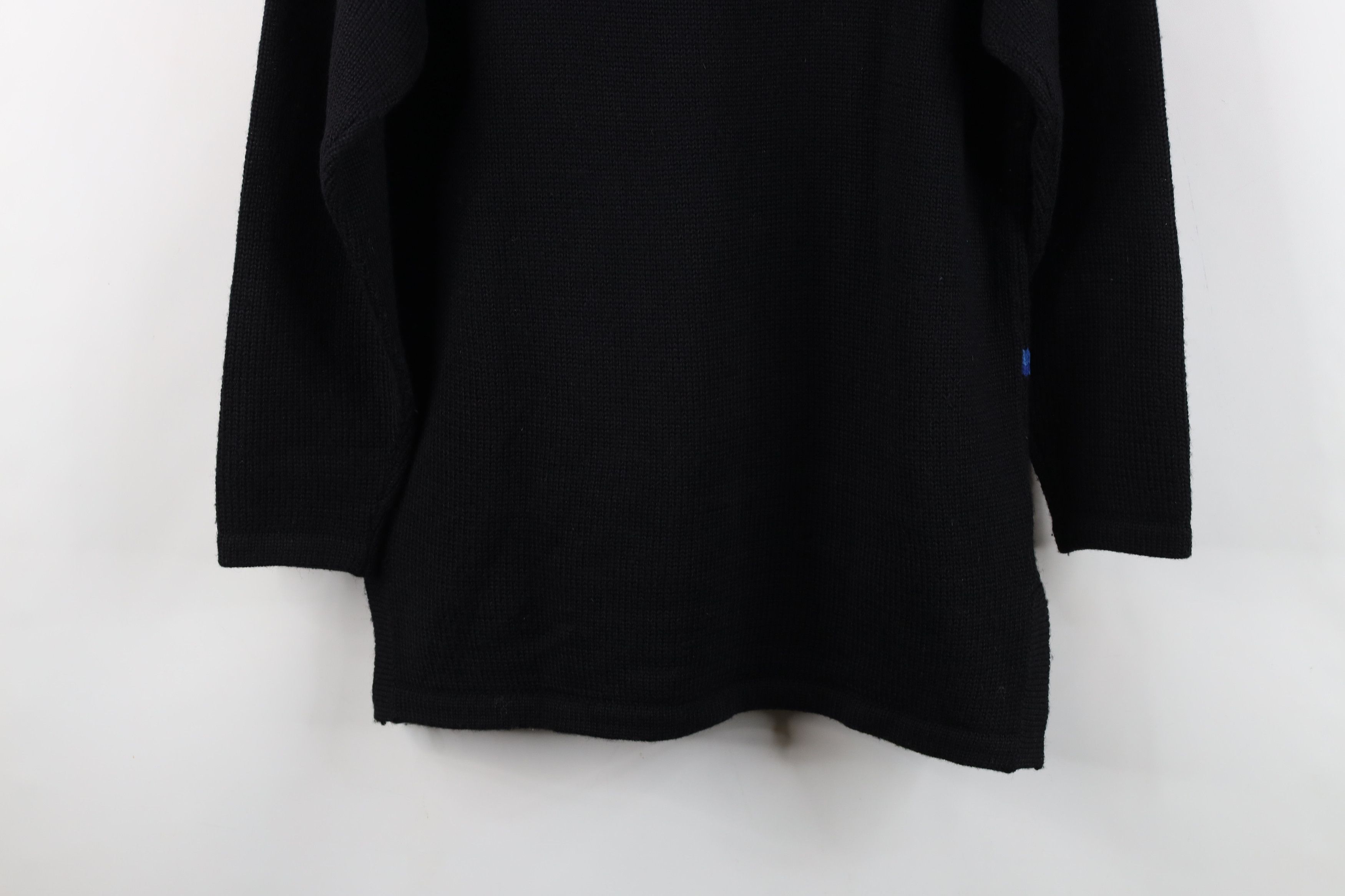 Vintage Vintage 90s Streetwear Embroidered Flower Turtleneck Sweater Size M / US 6-8 / IT 42-44 - 12 Thumbnail