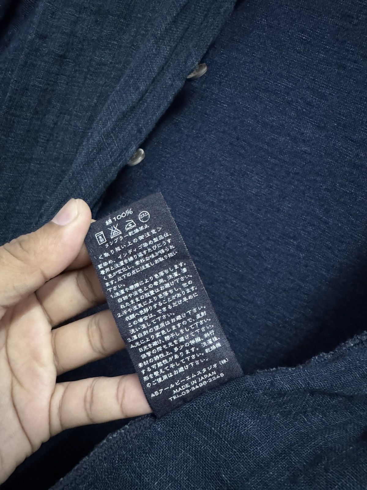 45rpm 45RPM Japan Indigo Cardigan Size S / US 4 / IT 40 - 18 Thumbnail