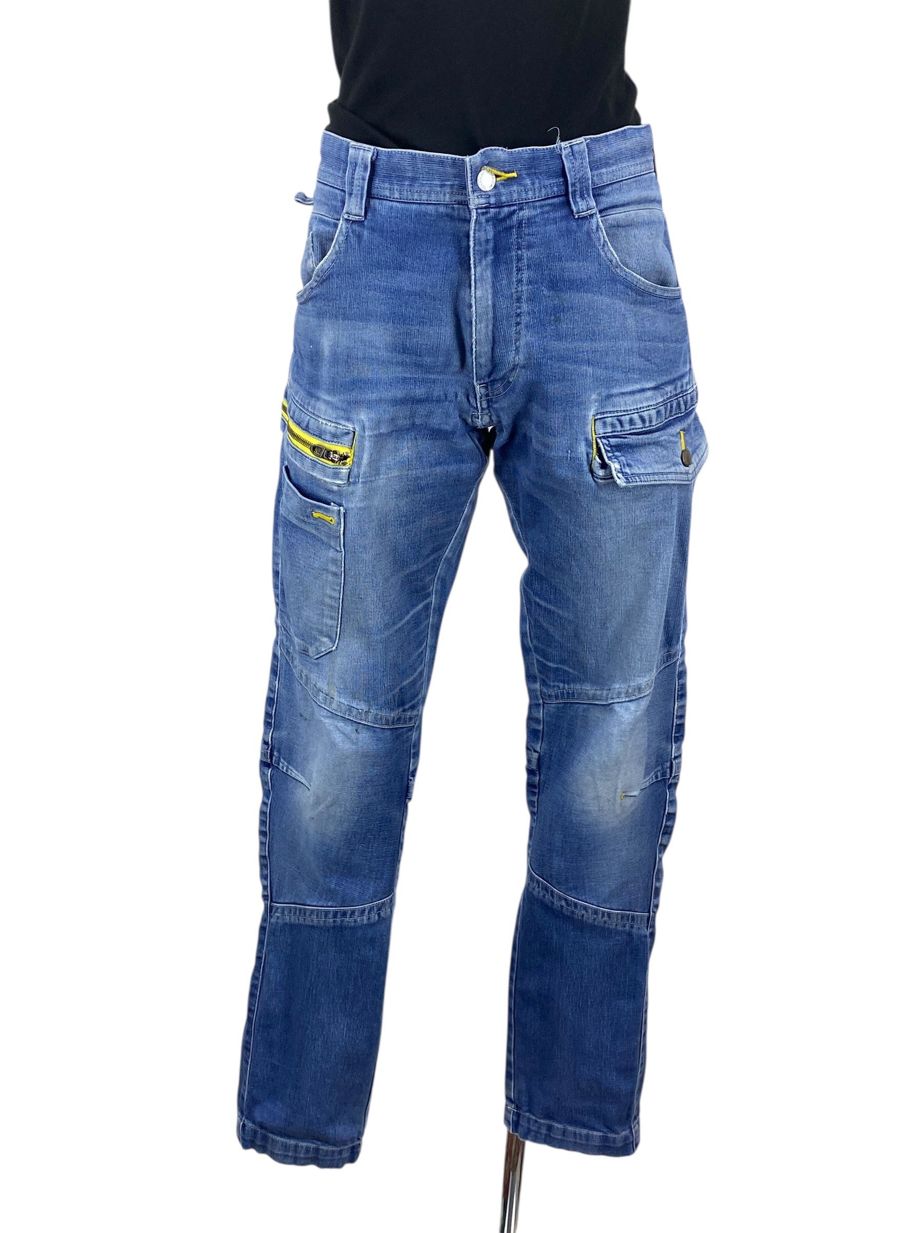 Japanese Brand Tora Cargo Jeans Multipocket Jeans Bondage Jeans Size US 32 / EU 48 - 1 Thumbnail