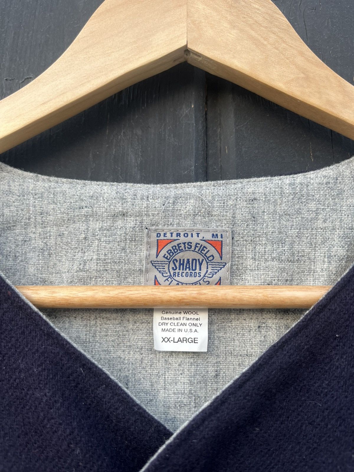 Band Tees × Vintage Vintage 90s Eminem Shady Records Ebbets Field Jersey Size US XXL / EU 58 / 5 - 3 Thumbnail