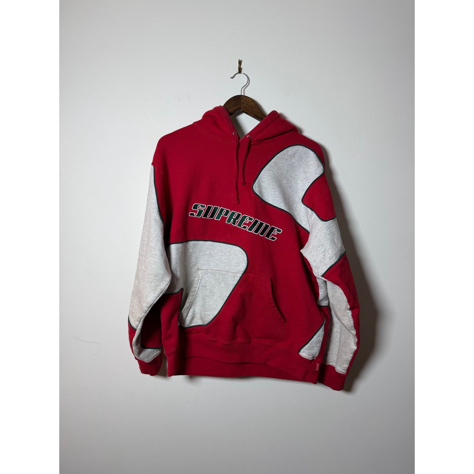 Supreme Supreme Big S Embroidered Hooded Sweatshirt Size US M / EU 48-50 / 2 - 1 Thumbnail