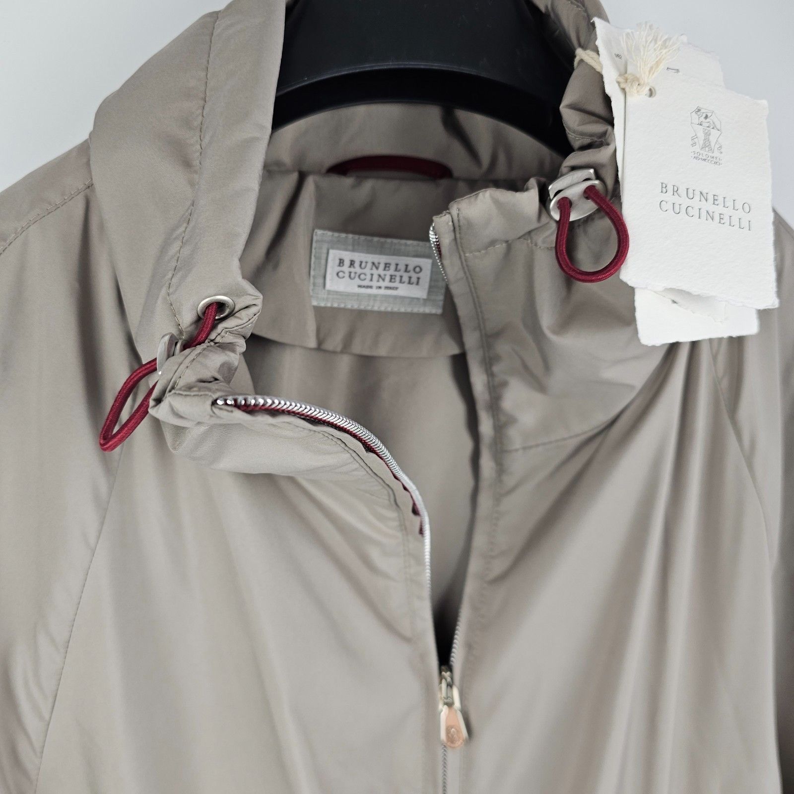 Brunello Cucinelli BRUNELLO CUCINELLI $3350 Gray Fabric Jacket New & Authentic Size US L / EU 52-54 / 3 - 7 Thumbnail