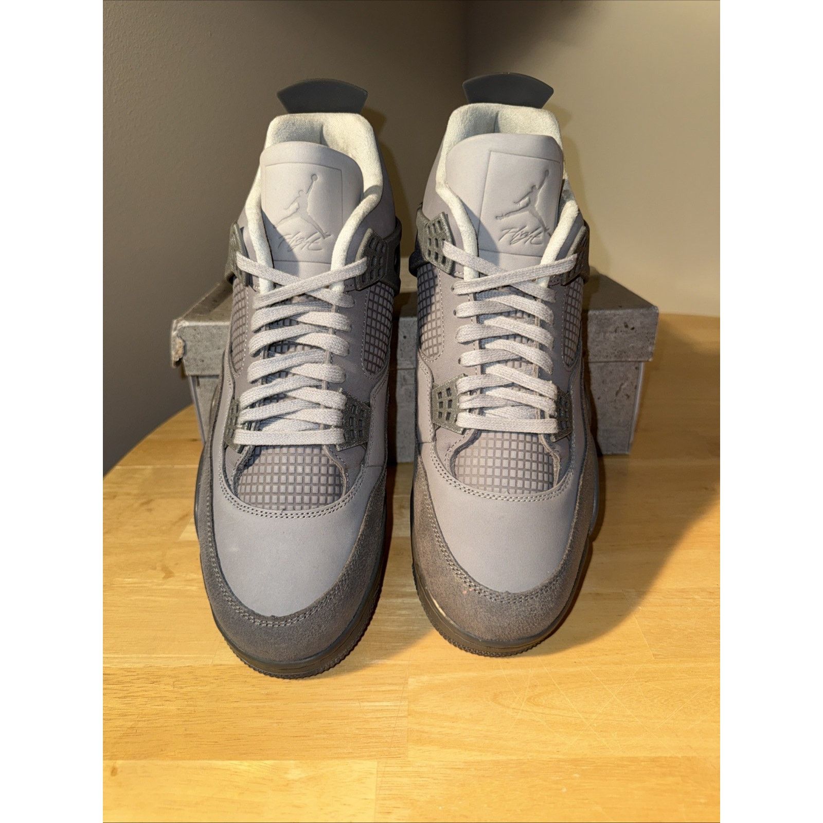 Nike Air Jordan 4 Retro Paris Olympics Wet Cement Size 13 OG BOX Size US 13 / EU 46 - 3 Thumbnail
