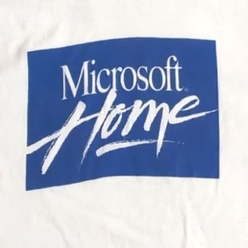 Fruit Of The Loom VINTAGE Microsoft Home Shirt ExplorasauraBus USA Made Computer PC Windows Medium Size US M / EU 48-50 / 2 - 5 Thumbnail