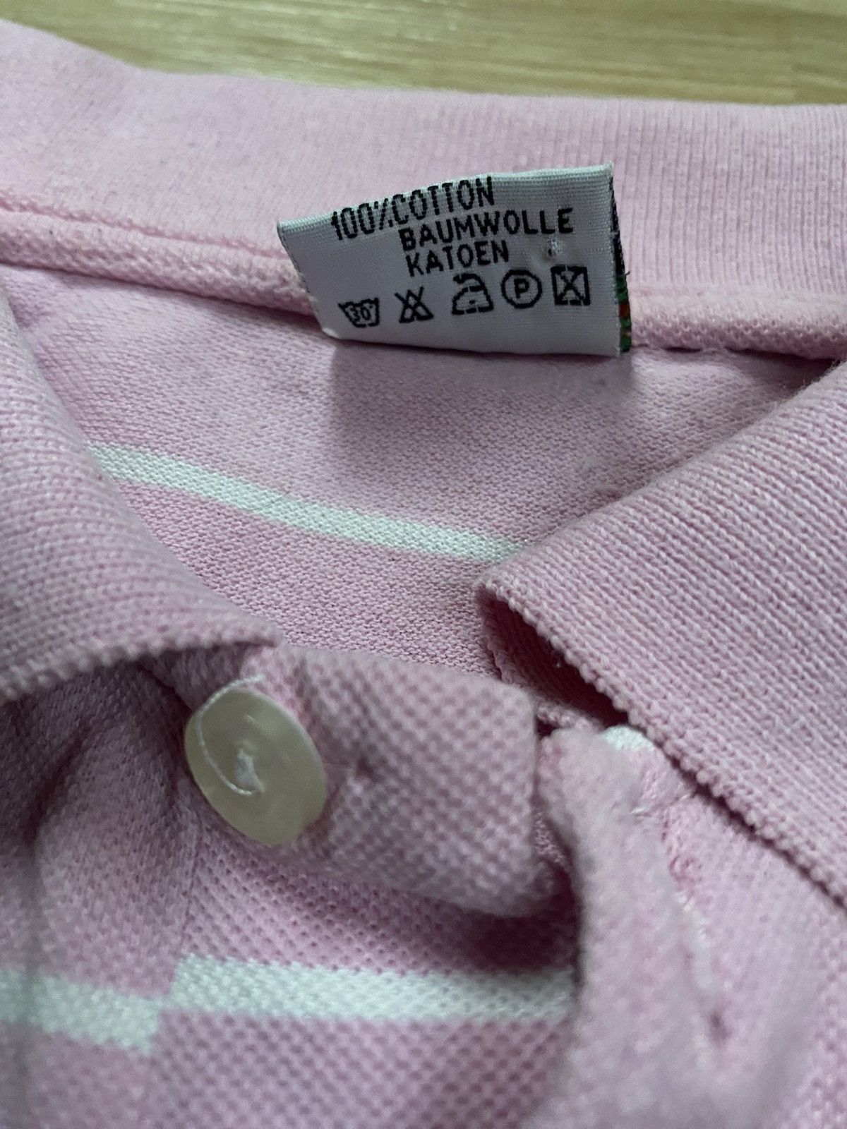Lacoste Lacoste Pink Striped Polo Shirt – Size S Size US S / EU 44-46 / 1 - 4 Thumbnail
