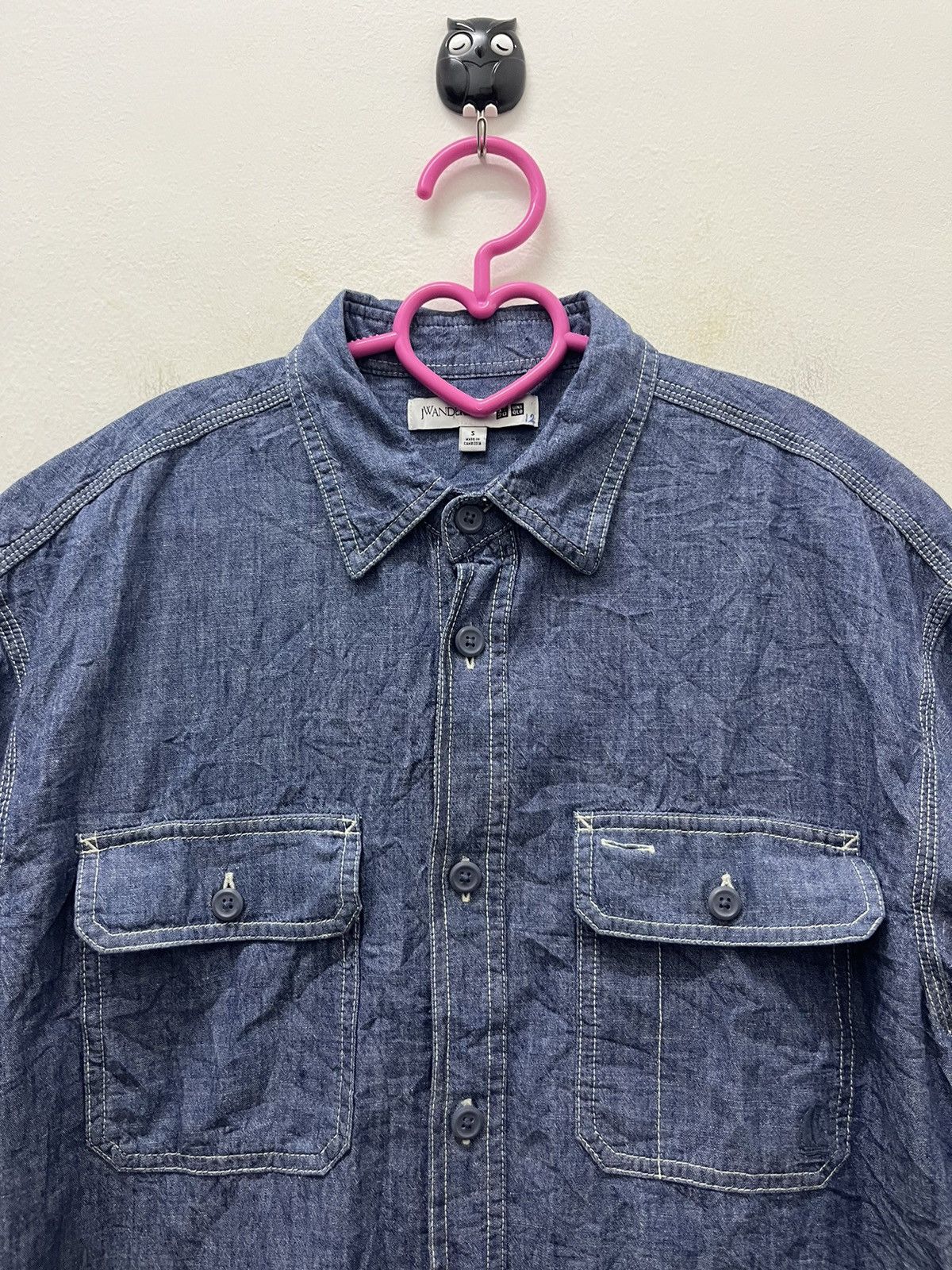 JW Anderson × Uniqlo Rare UNIQLO X JW ANDERSON Double Pockets Button Up Denim Size US S / EU 44-46 / 1 - 2 Thumbnail
