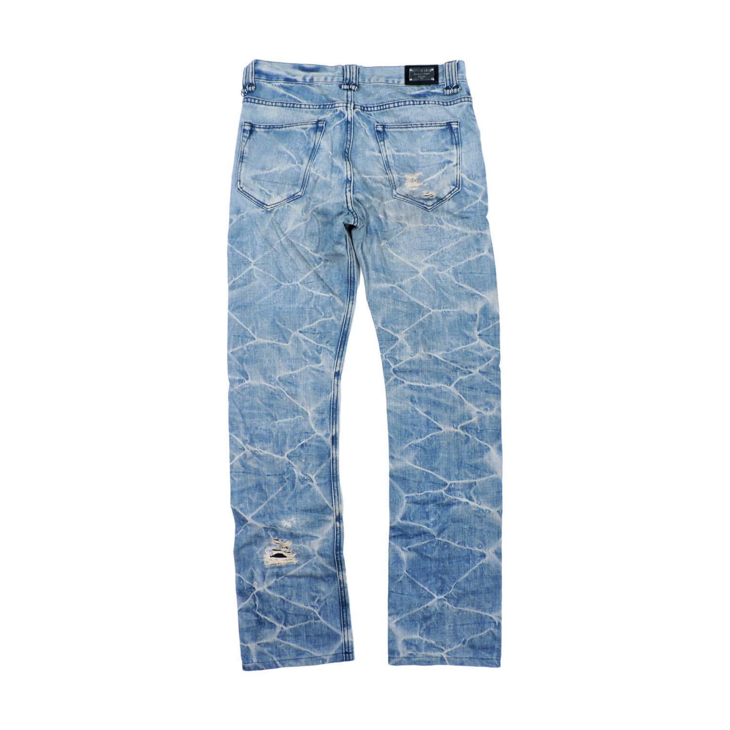 BUFFALO BOBS BUFFALO BOBS DISTRESSED DIAMOND MARKS DENIM LONG PANTS Size US 31 - 2 Thumbnail