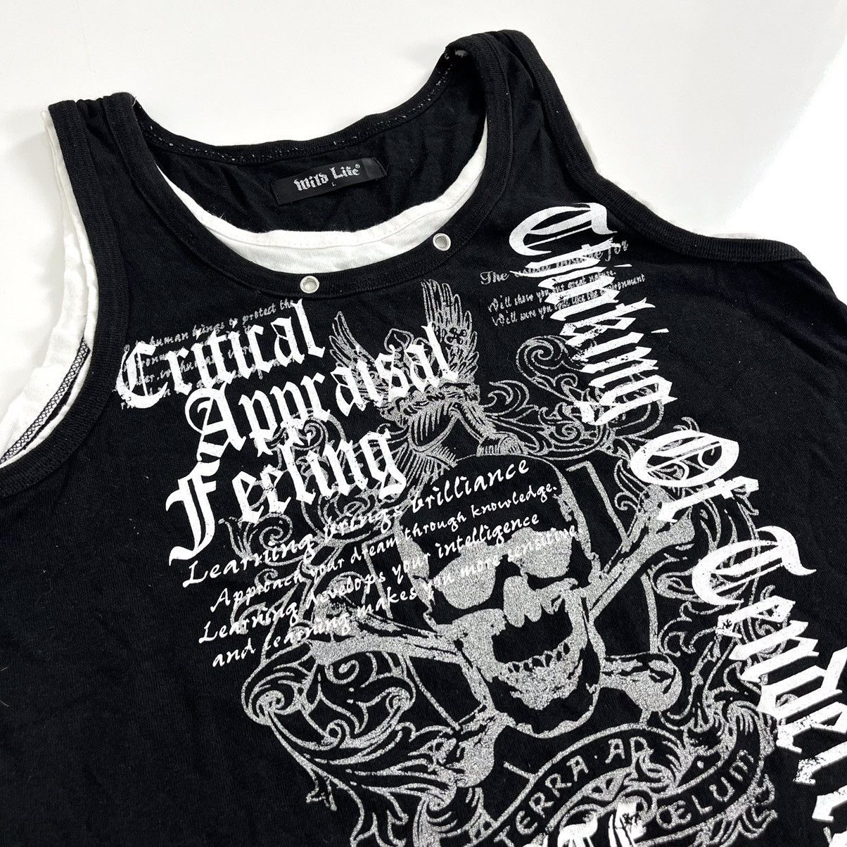 Seditionaries Wild Life Poem Double Layers Punk Goa Ifsixwasnine Tank Top Size US L / EU 52-54 / 3 - 4 Thumbnail