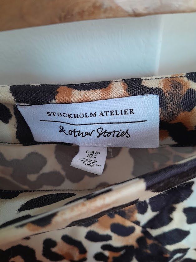 & Other Stories Leopard Maxi Skirt Size 27" / US 4 / IT 40 - 4 Thumbnail