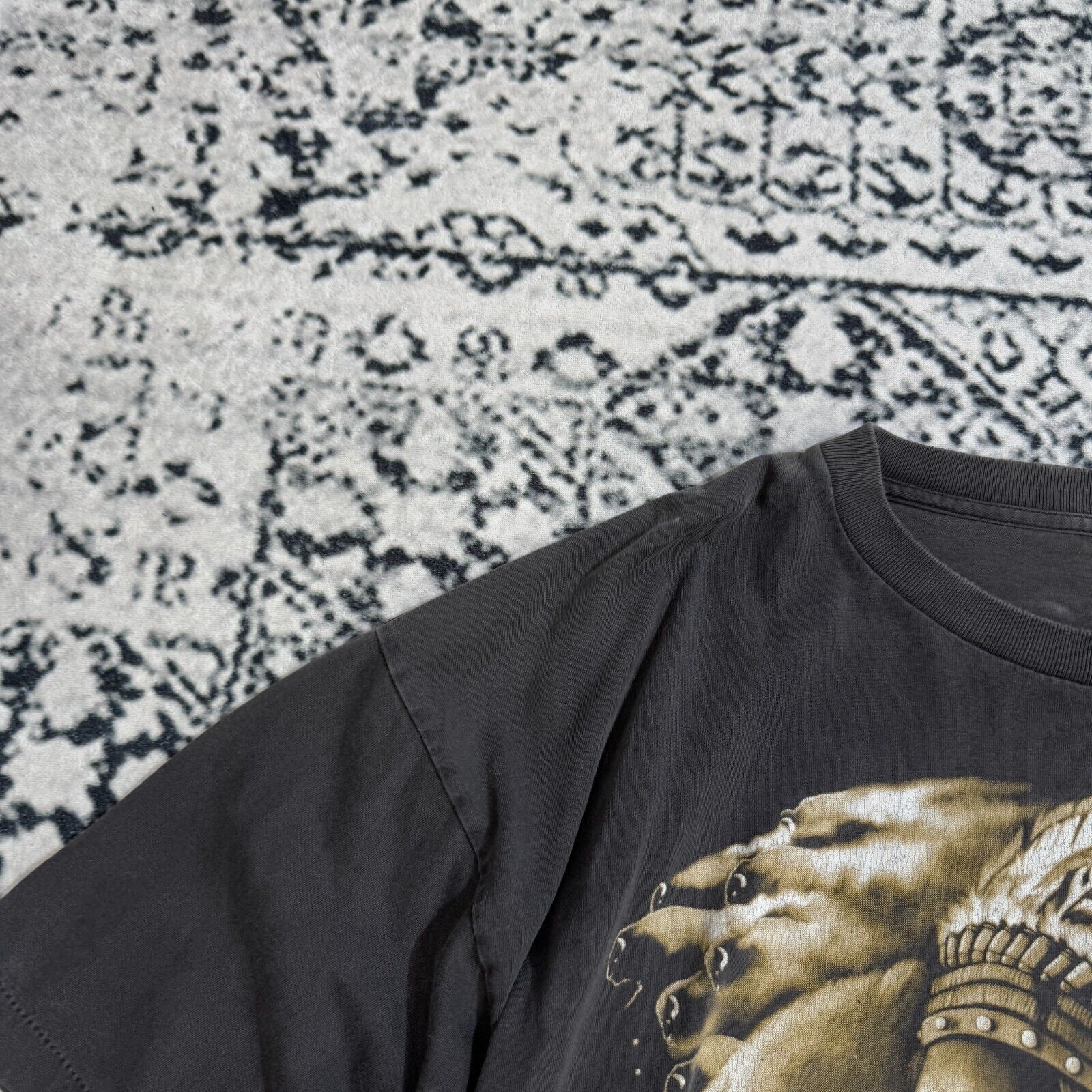 Vintage Vintage Unisex Gray Cotton T-Shirt Size XL Y2k 90s Archive Size US XL / EU 56 / 4 - 7 Thumbnail