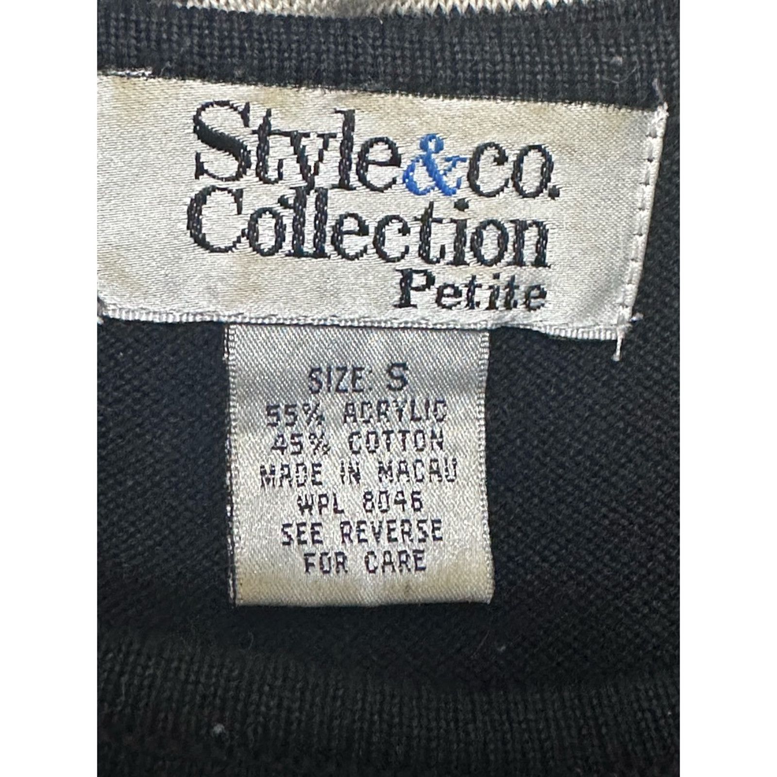 Other Style&Co. Sweater Scoop Neckline 3/4 Sleeves Striped Multi S Size S / US 4 / IT 40 - 7 Thumbnail
