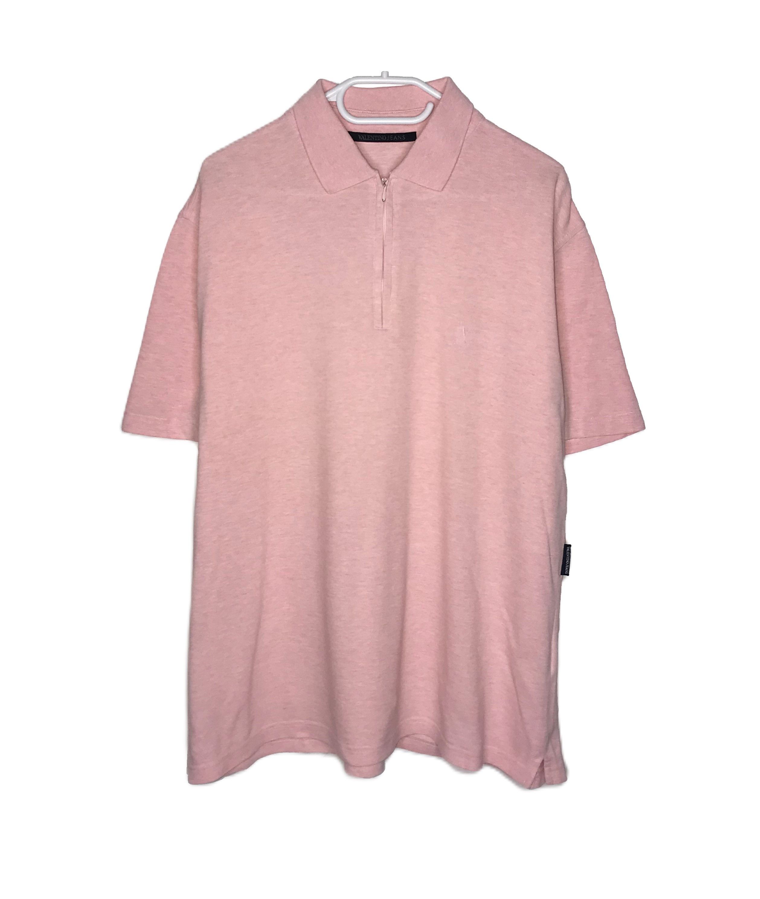 Valentino Valentino Jeans Mens Zip Polo Sz XXL Pink Size US XXL / EU 58 / 5 - 1 Thumbnail