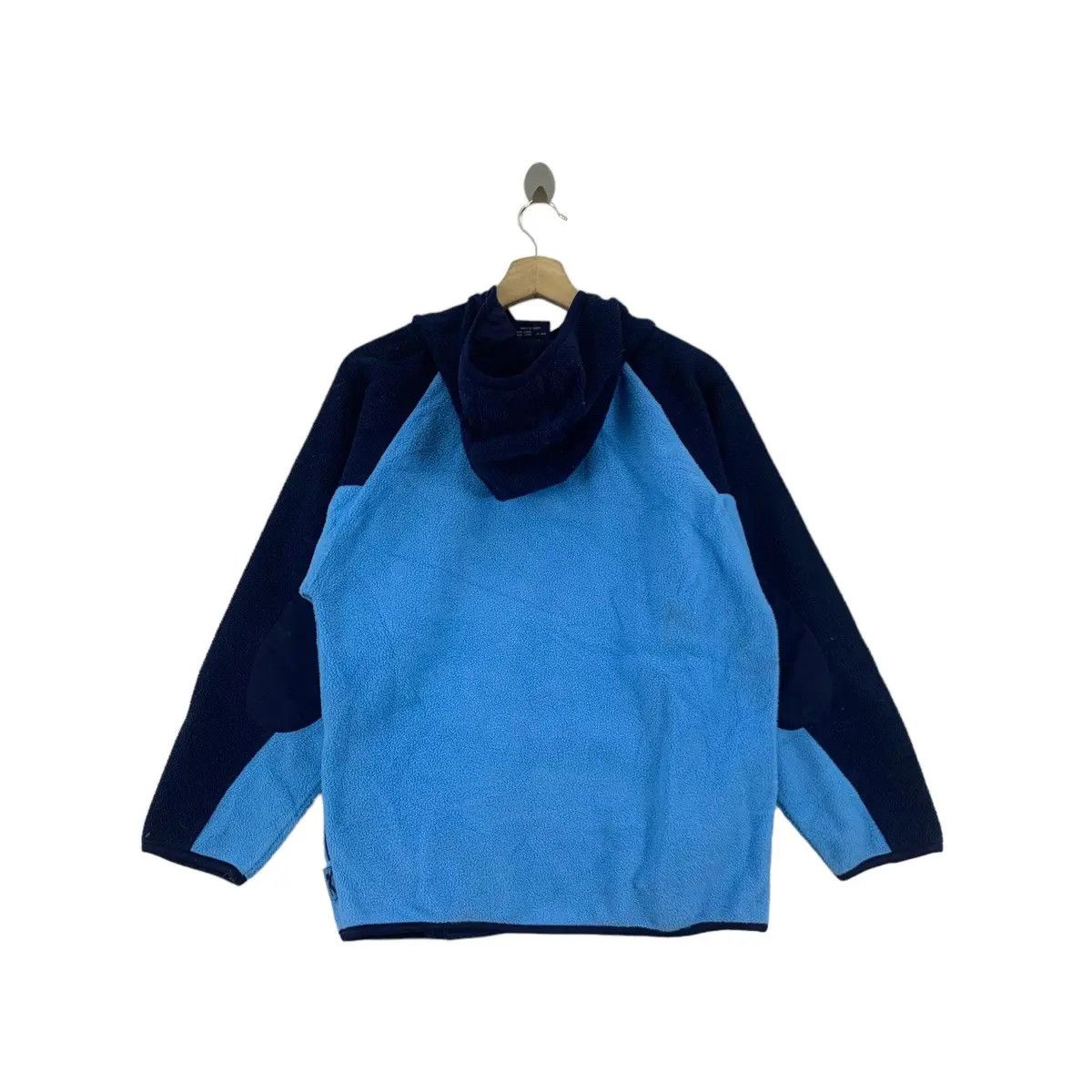 Vintage Vintage SLAZENGER Center Logo Blue Fleece Hoodie Jacket Size US M / EU 48-50 / 2 - 2 Thumbnail