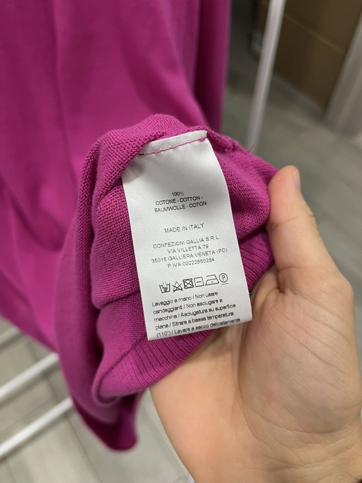 Other Gallia made in Italy rare pink long sleeve Size US L / EU 52-54 / 3 - 6 Thumbnail
