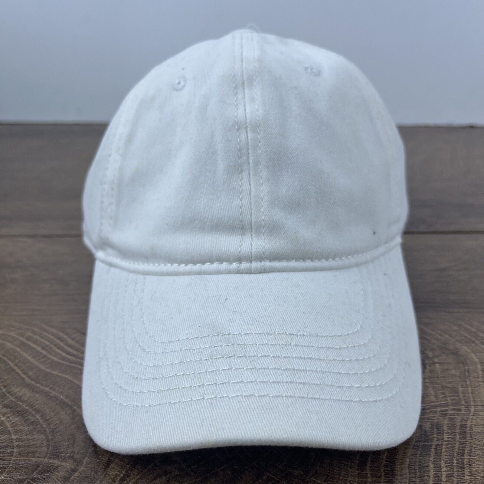 Other Plain White Running Hat Athletic White Cap Hat Adjustable Ha Size ONE SIZE - 5 Thumbnail