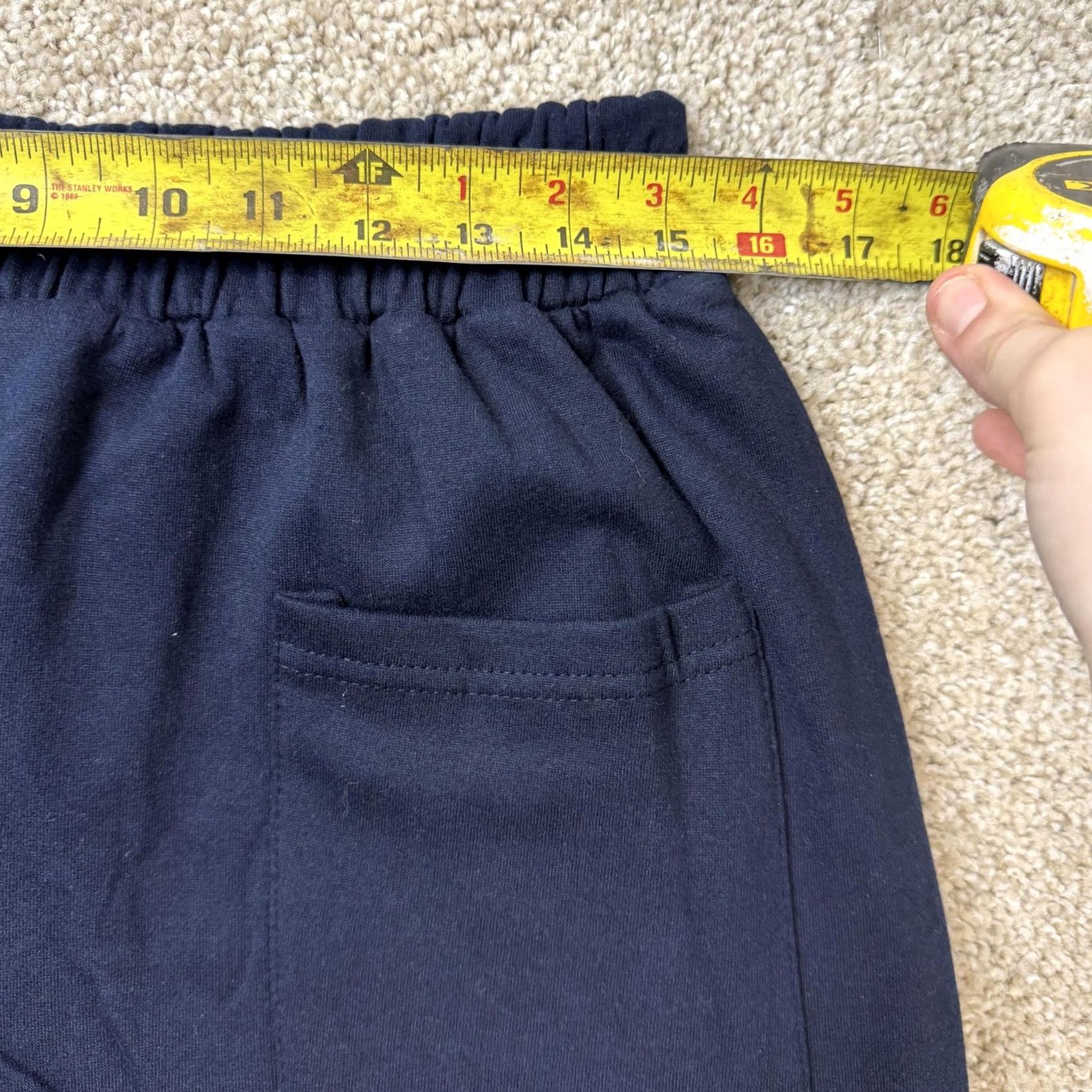 Aeropostale Aeropostale Sweat Pants Mens Large Blue Fleece Cargo Sleep Lounge Drawstring Size US 33 - 6 Thumbnail