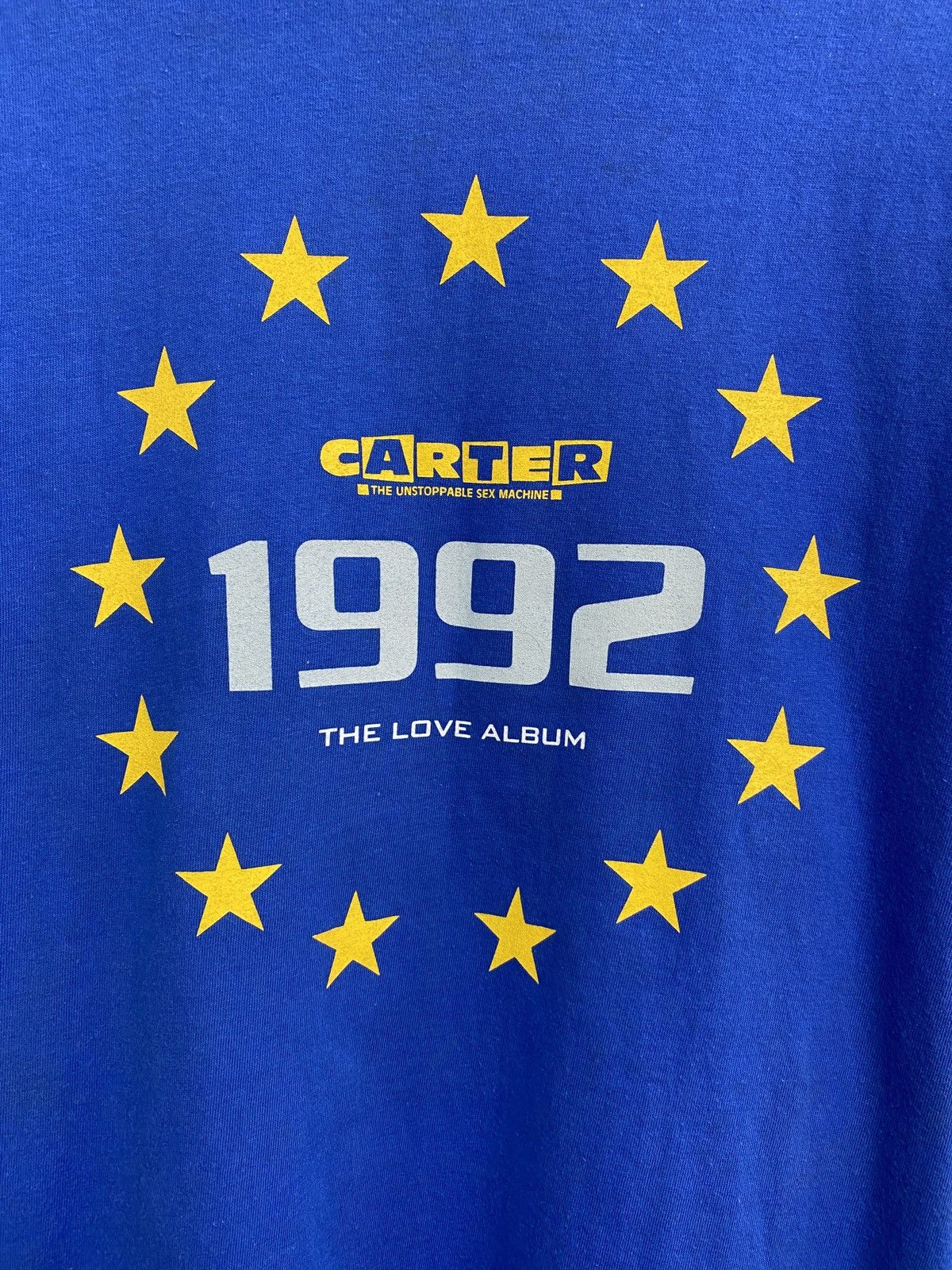 Hanes Vintage 1992 Charter The Love Album Peace Long Sleeve Y2K Size US L / EU 52-54 / 3 - 4 Thumbnail