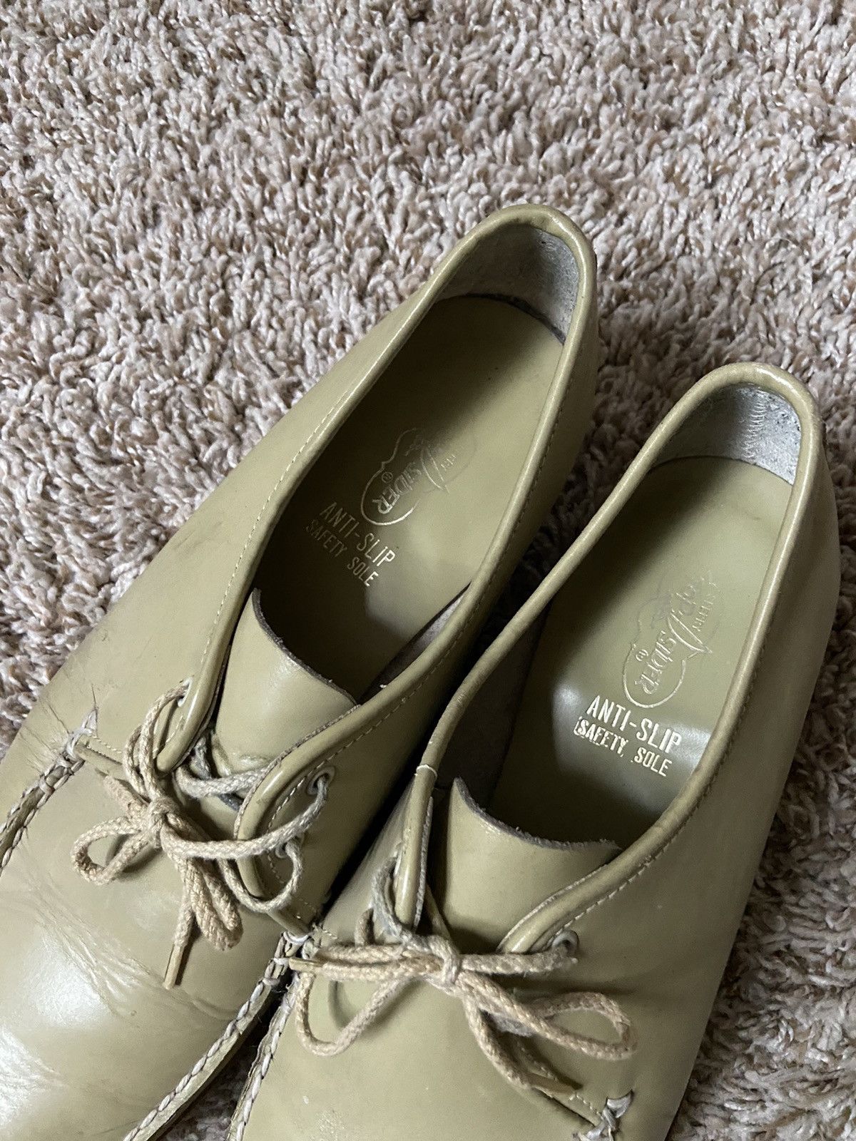 Sperry × Vintage Vintage Sperry TopSider Seafoam Green Leather Nauti Oxford Size US 9 / EU 42 - 5 Thumbnail