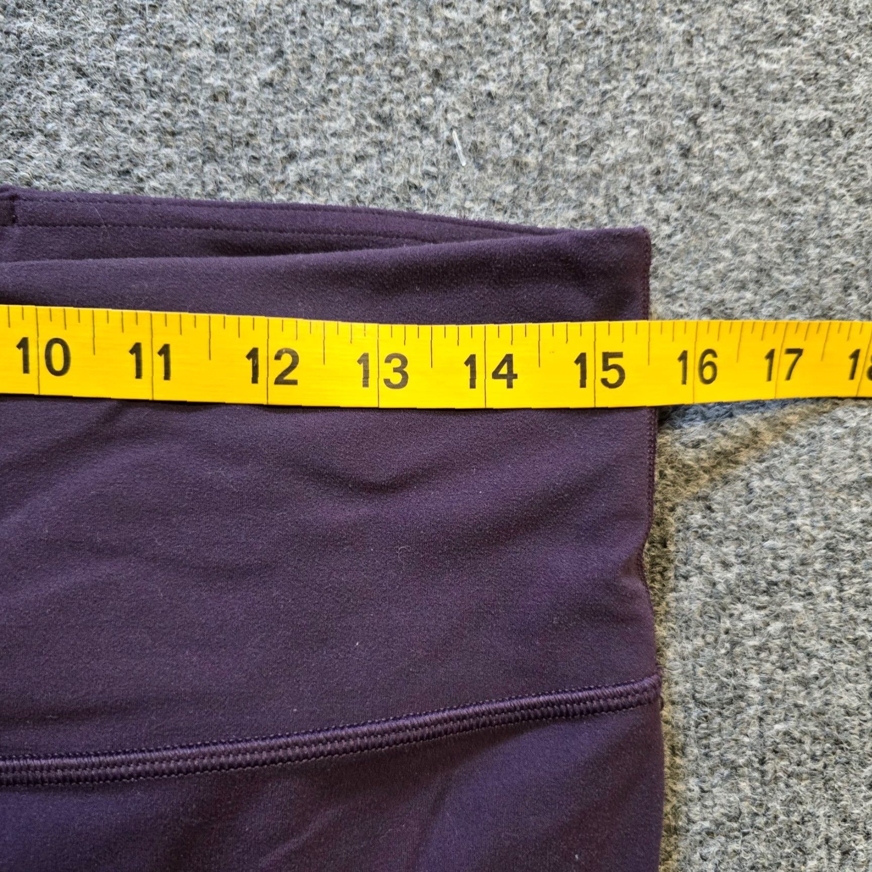 Athleta Athleta Pants Womens Large Purple Elation 7/8 Cropped Stretch Athletic Casual Size 36" / US 14 / IT 50 - 4 Thumbnail