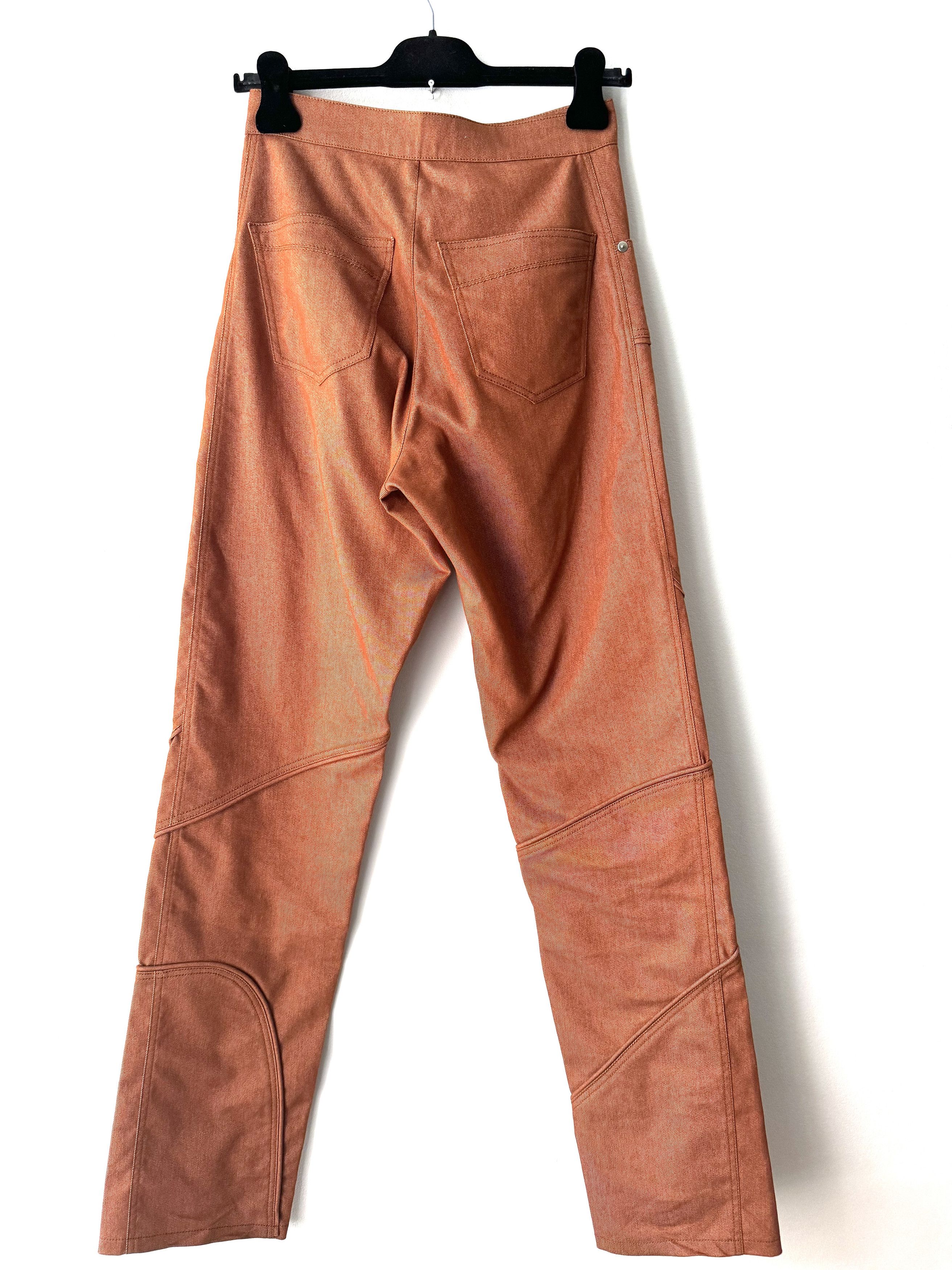 Mainline:RUS/Fr.CA/DE Mainline:RUS/Fr.CA/DE Eren Piping Pants SZ 28 Size 28" / US 6 / IT 42 - 2 Thumbnail