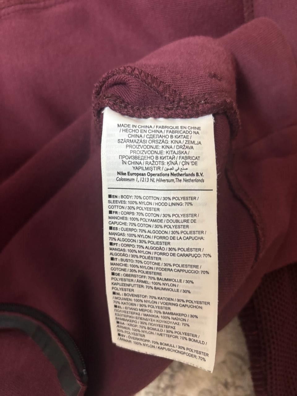 Nike Nike Tech Fleece Half Zip Hoodie Burgundy Men’s Size M Size US M / EU 48-50 / 2 - 4 Thumbnail