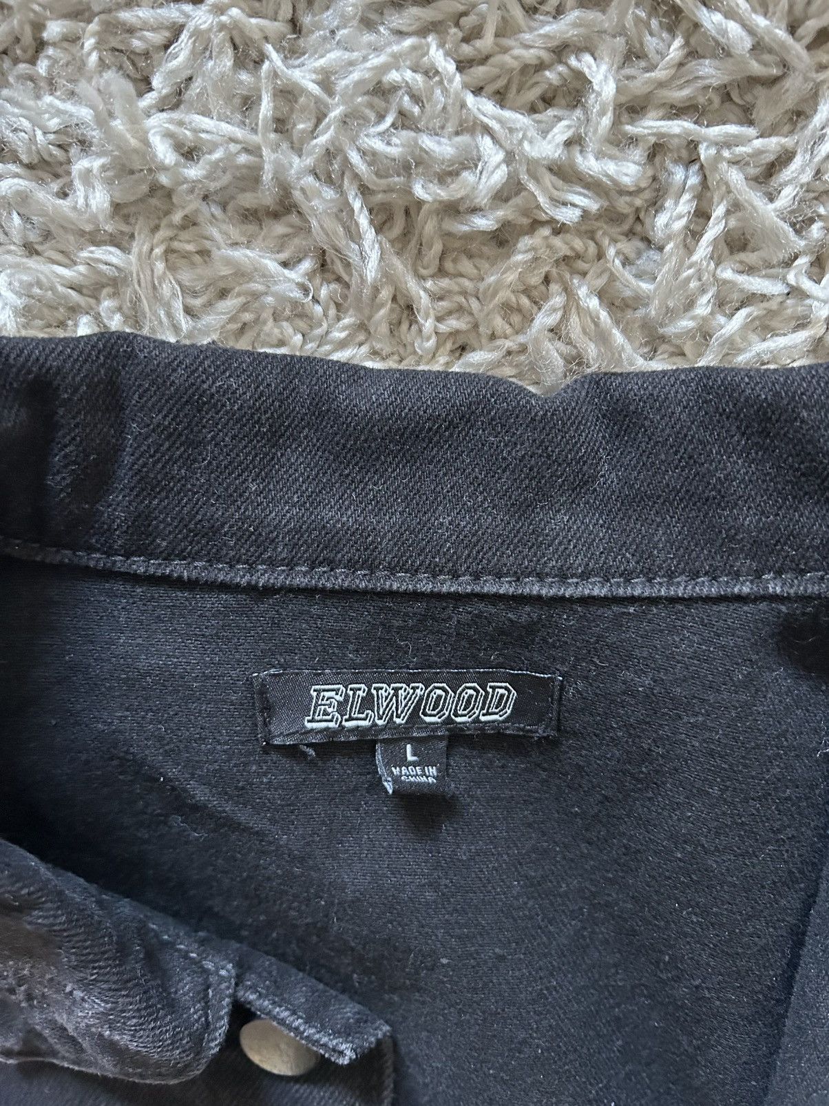 Elwood Elwood black denim jacket brand new size L Size US L / EU 52-54 / 3 - 4 Thumbnail