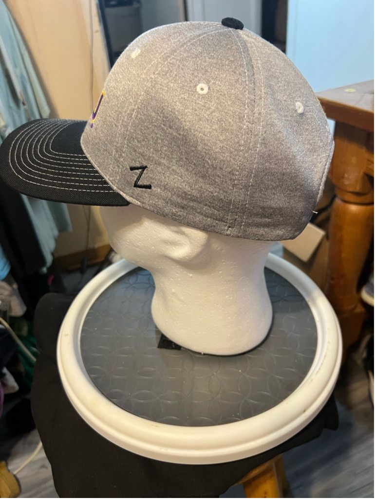 Zephyr Unisex Zephyr LSU Hat Adjustable Gray/Black Size ONE SIZE - 2 Thumbnail