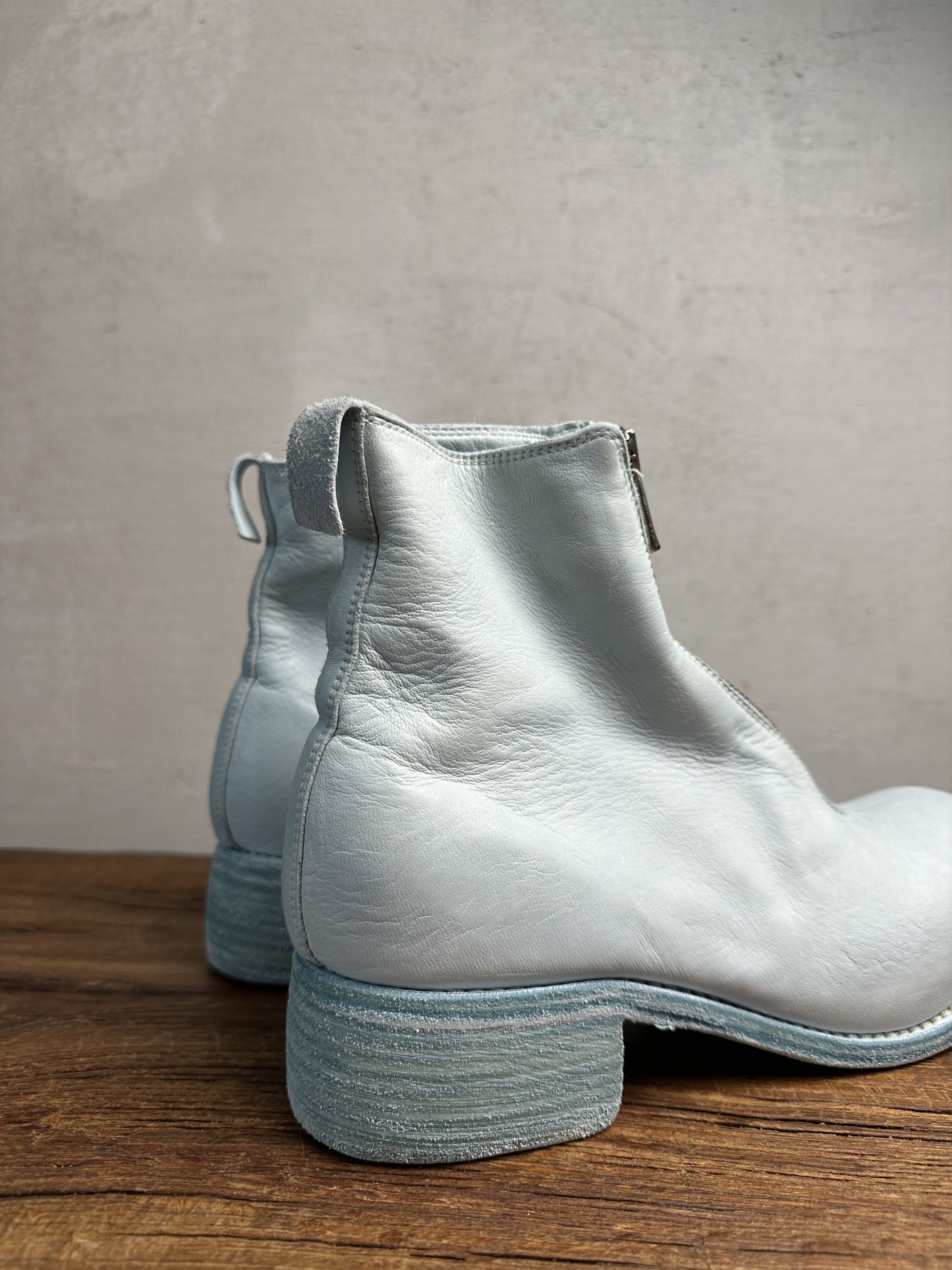 Guidi Guidi PL1 Front Zip Light Blue Leather Boots Size US 9 / IT 39 - 5 Thumbnail