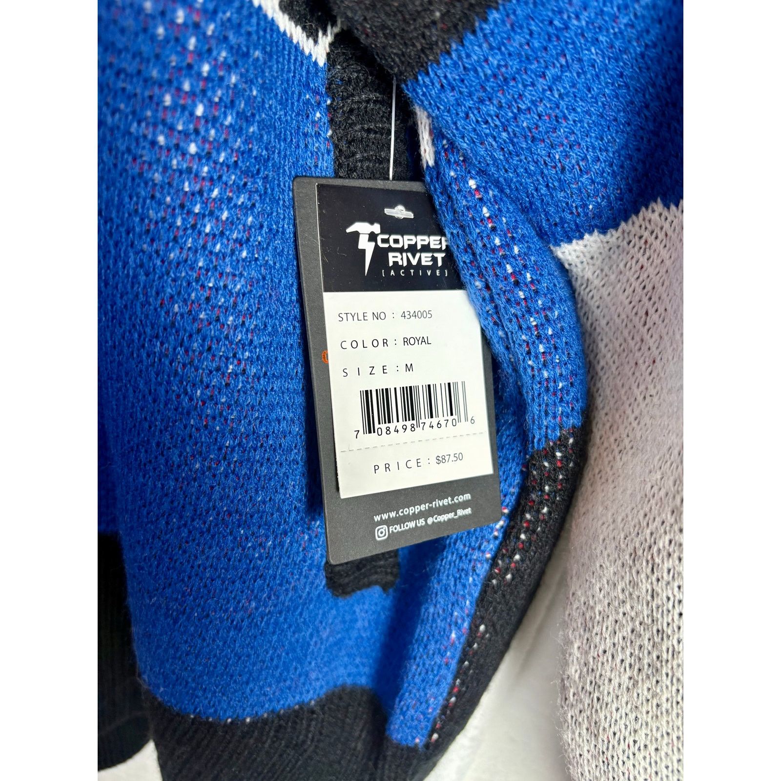 Other NWT Racing Zip-Up Sweater by Copper Rivet, Sz. M Size US M / EU 48-50 / 2 - 2 Thumbnail