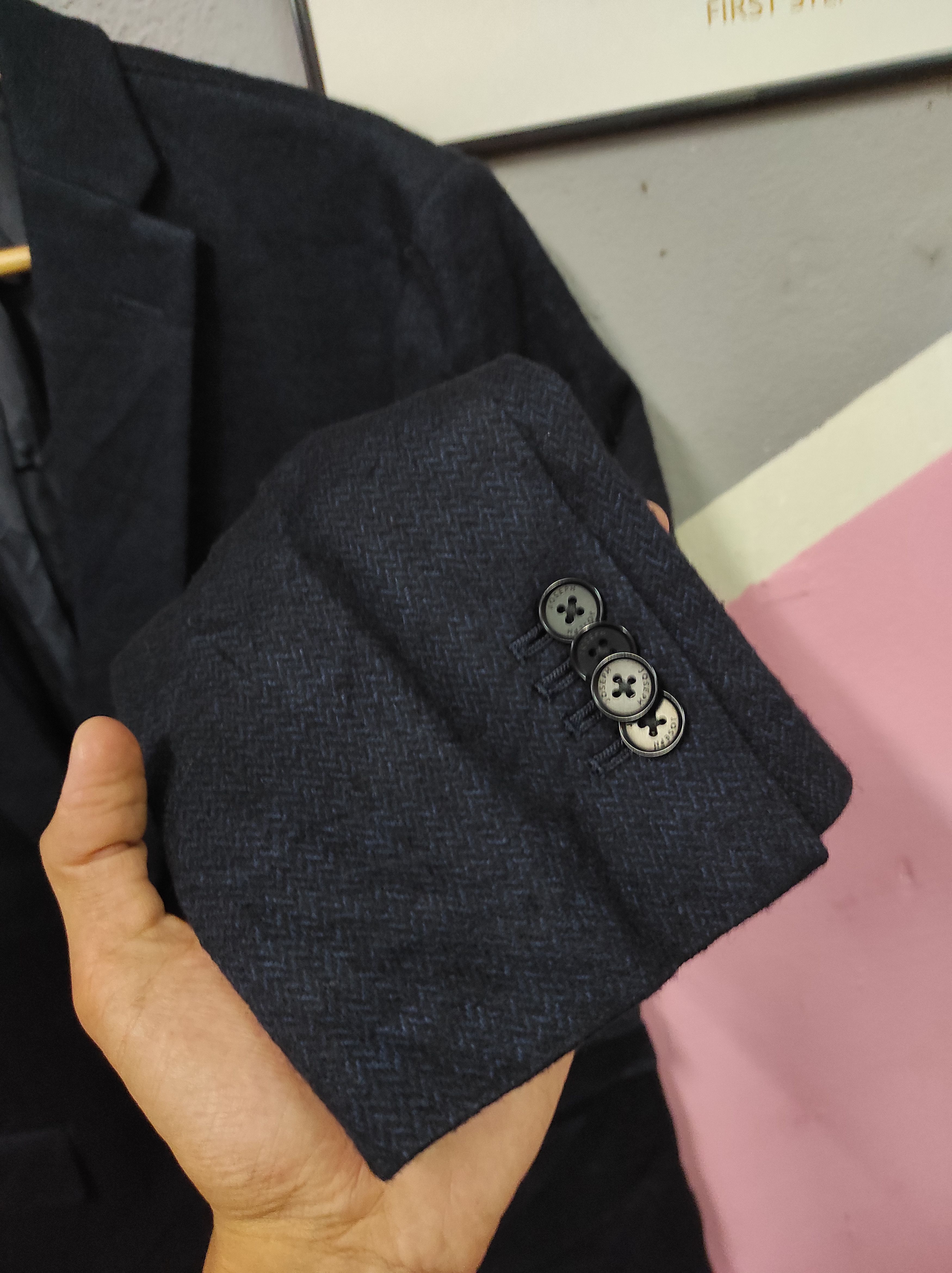 JOSEPH HOMME × Joseph JOSEPH HOMME PLAID BLAZER JACKET Size 42R - 4 Thumbnail