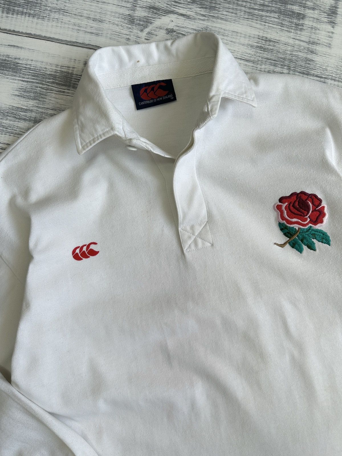 Canterbury of New Zealand Vintage CANTERBURY England National Team Rugby Jersey Shirt Size US M / EU 48-50 / 2 - 3 Thumbnail