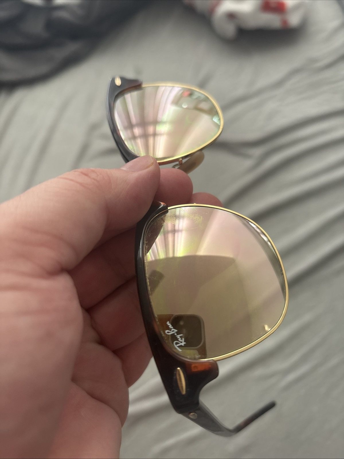 RayBan Ray bans gold glasses Size ONE SIZE - 3 Thumbnail