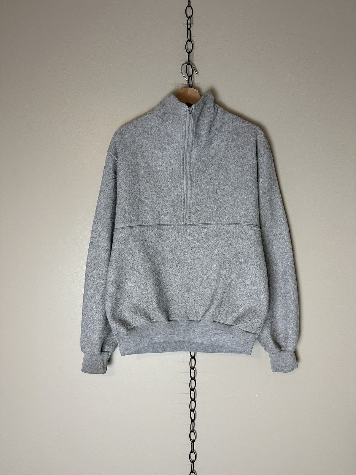 Vintage Vintage Polar Club Grey 1/4 Zip-up Fleece Large Size US L / EU 52-54 / 3 - 1 Thumbnail