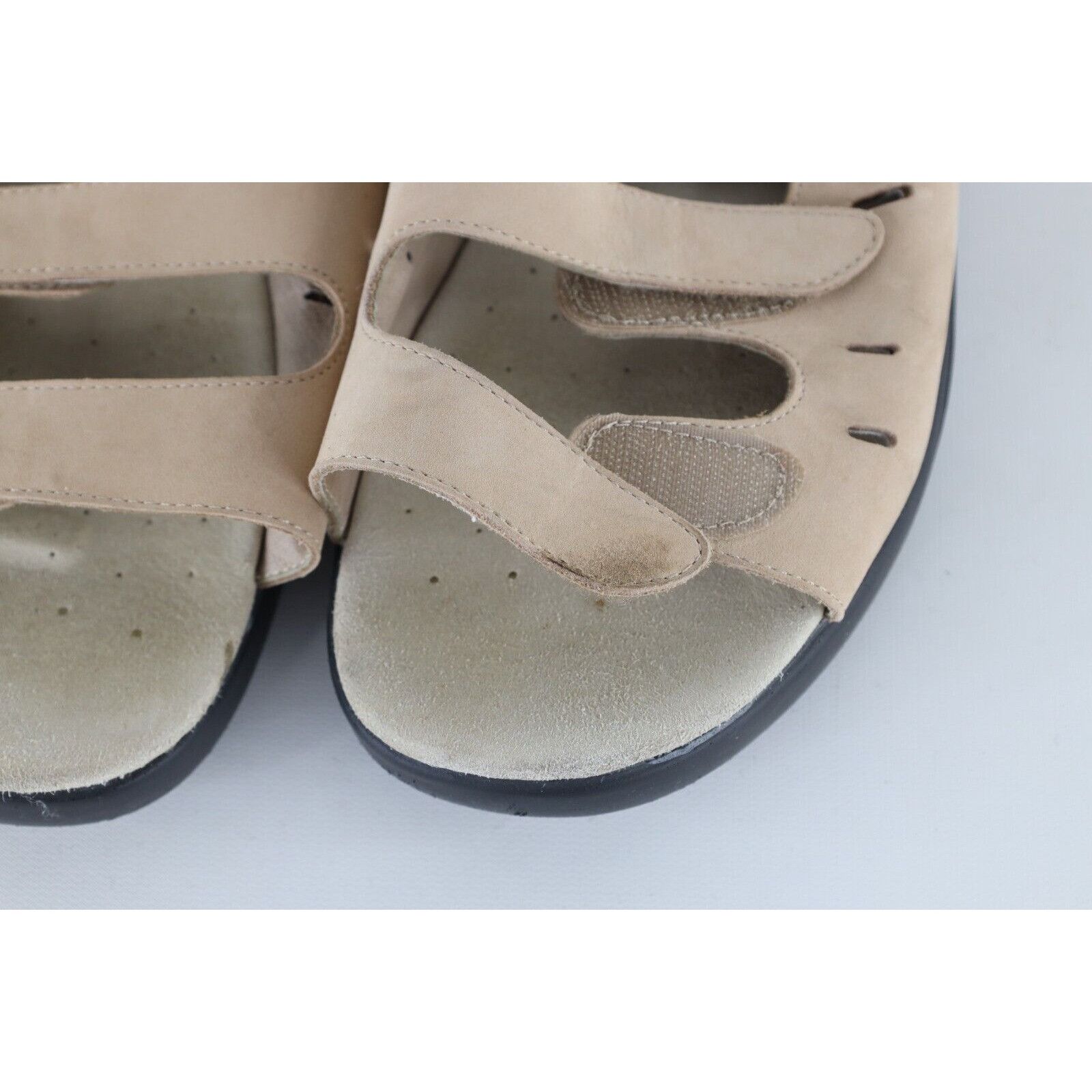 Vintage Propet Mens Suede Leather Cushion Strap Fisherman Sandals Size US 13 / EU 46 - 3 Thumbnail