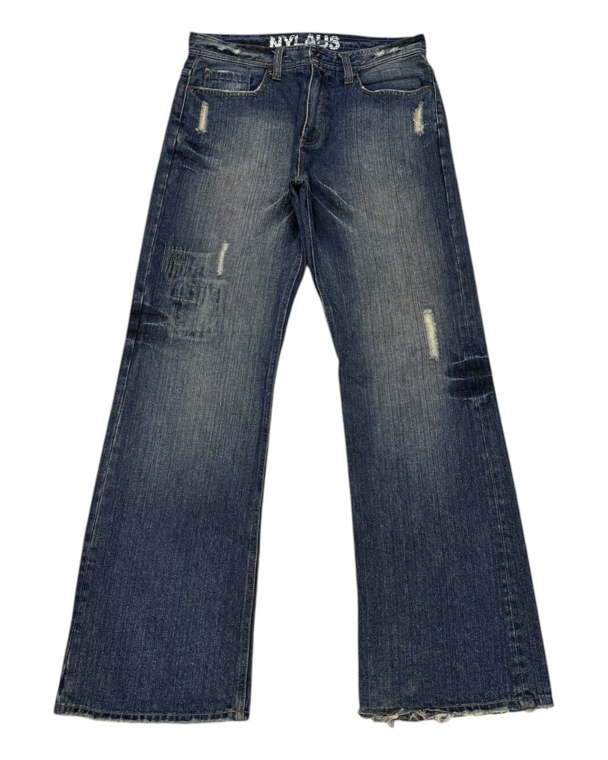 Hysteric Glamour 💥RARE💥BAGGY FLARED JEANS NYLAUS JAPANESE FLARE DENIM JEANS Size US 34 / EU 50 - 8 Thumbnail