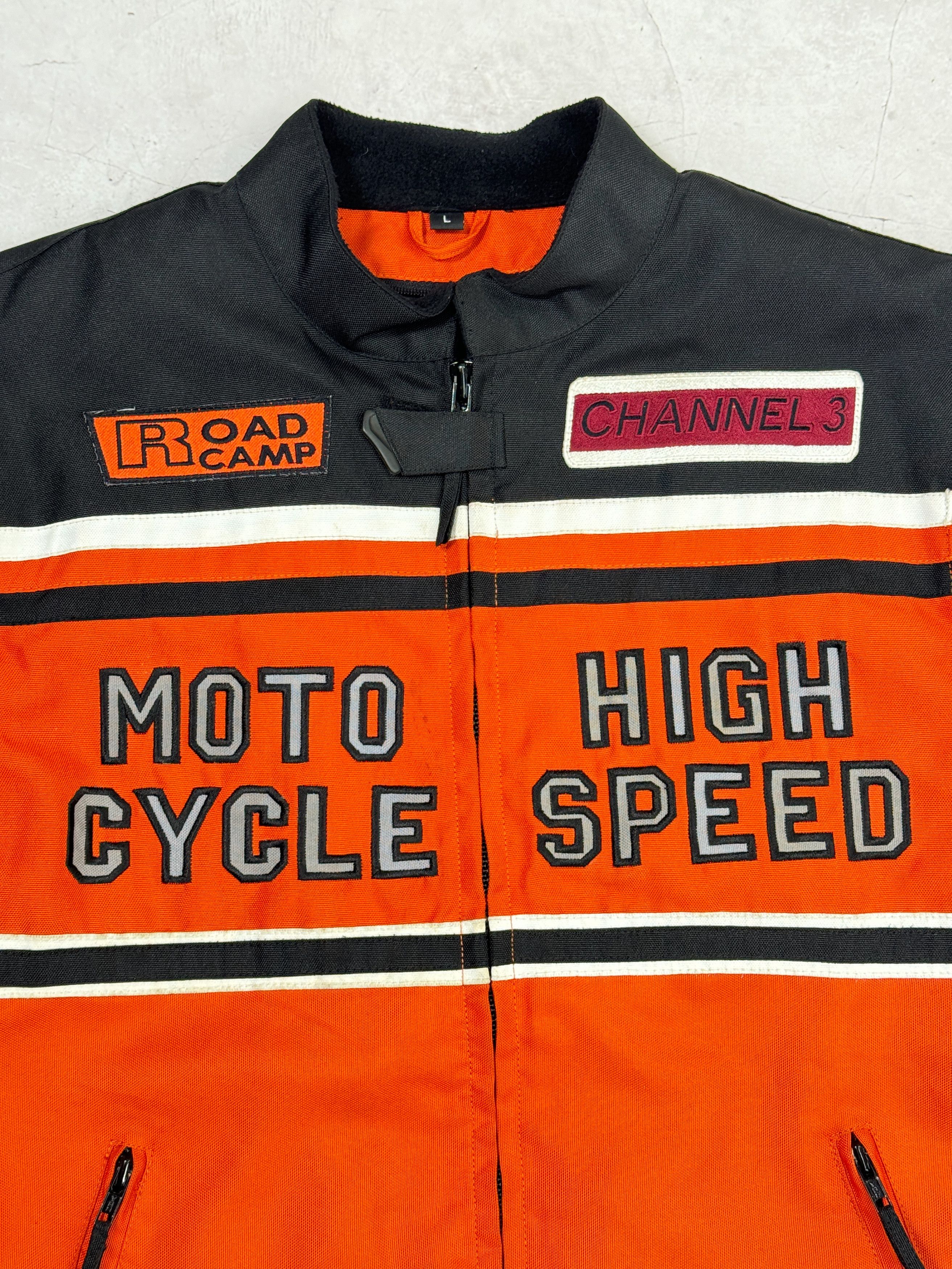 Vintage Moto High Cycle Speed Racing Jacket Road Camp Race-99 Size US L / EU 52-54 / 3 - 4 Thumbnail