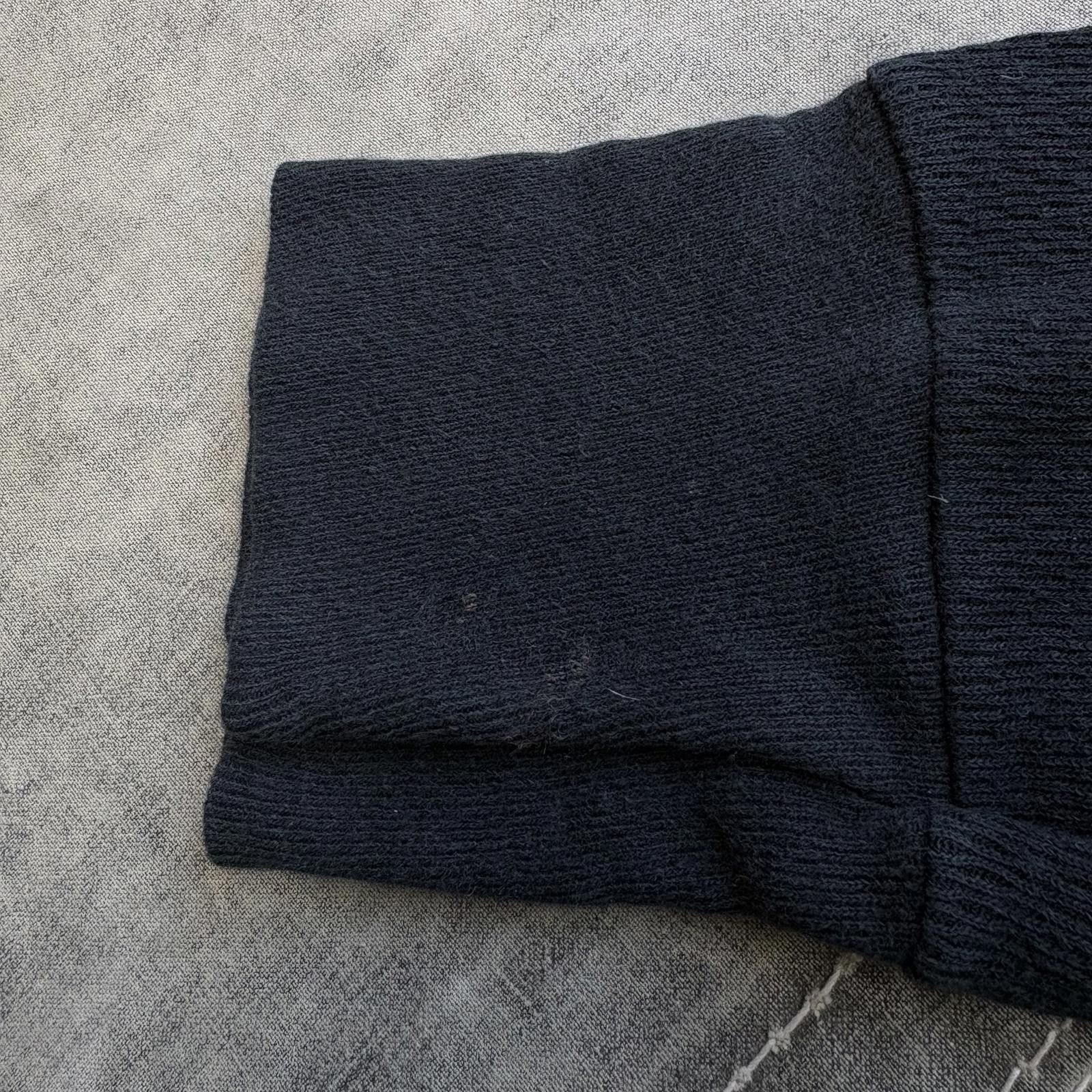 Vintage Vintage 90s Y2K Black Grunge Skater Thermal Waffle Shirt Size US L / EU 52-54 / 3 - 4 Thumbnail