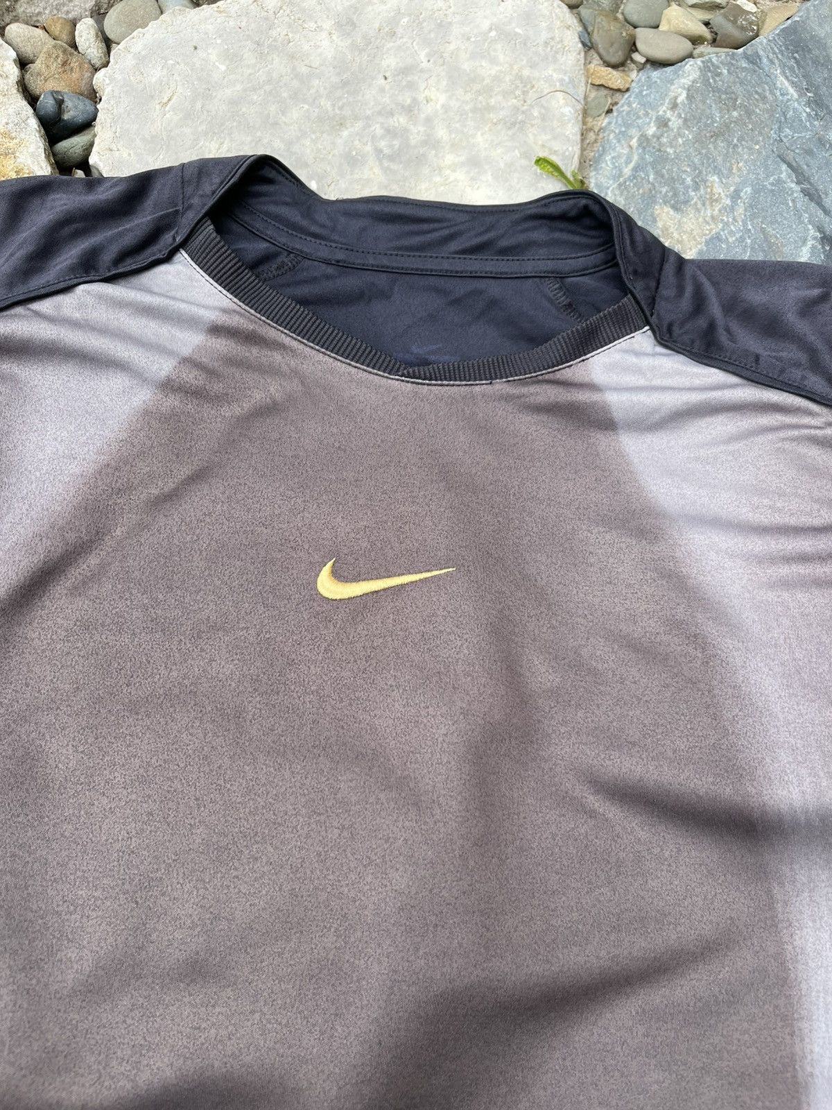 Nike × Vintage Vintage Nike Total 90 Ronaldinho jersey tee central swoosh Size US XL / EU 56 / 4 - 8 Thumbnail