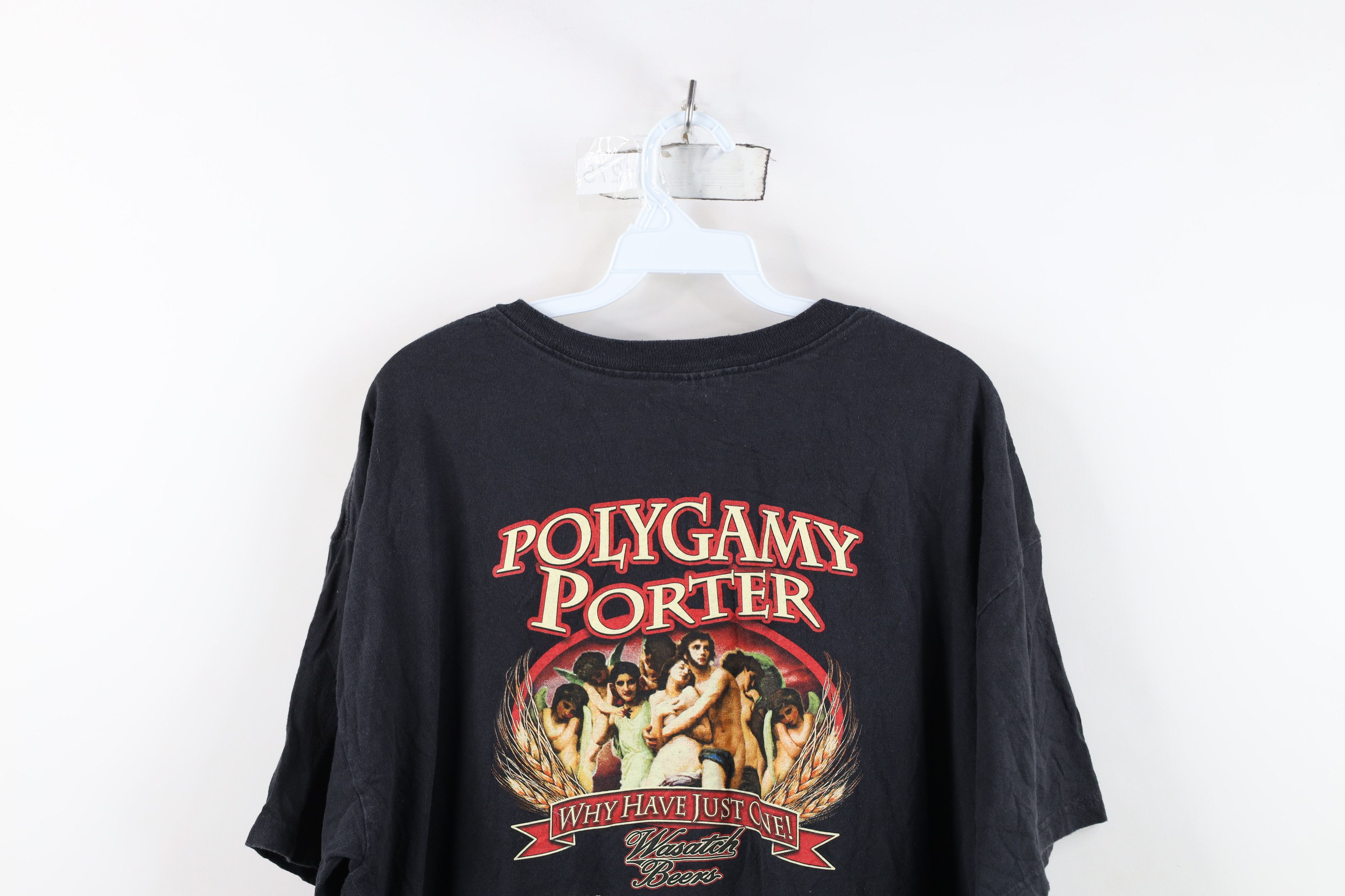 Vintage Vintage Y2K Streetwear Porter Wasatch Beers T-Shirt Black Size US XL / EU 56 / 4 - 14 Thumbnail