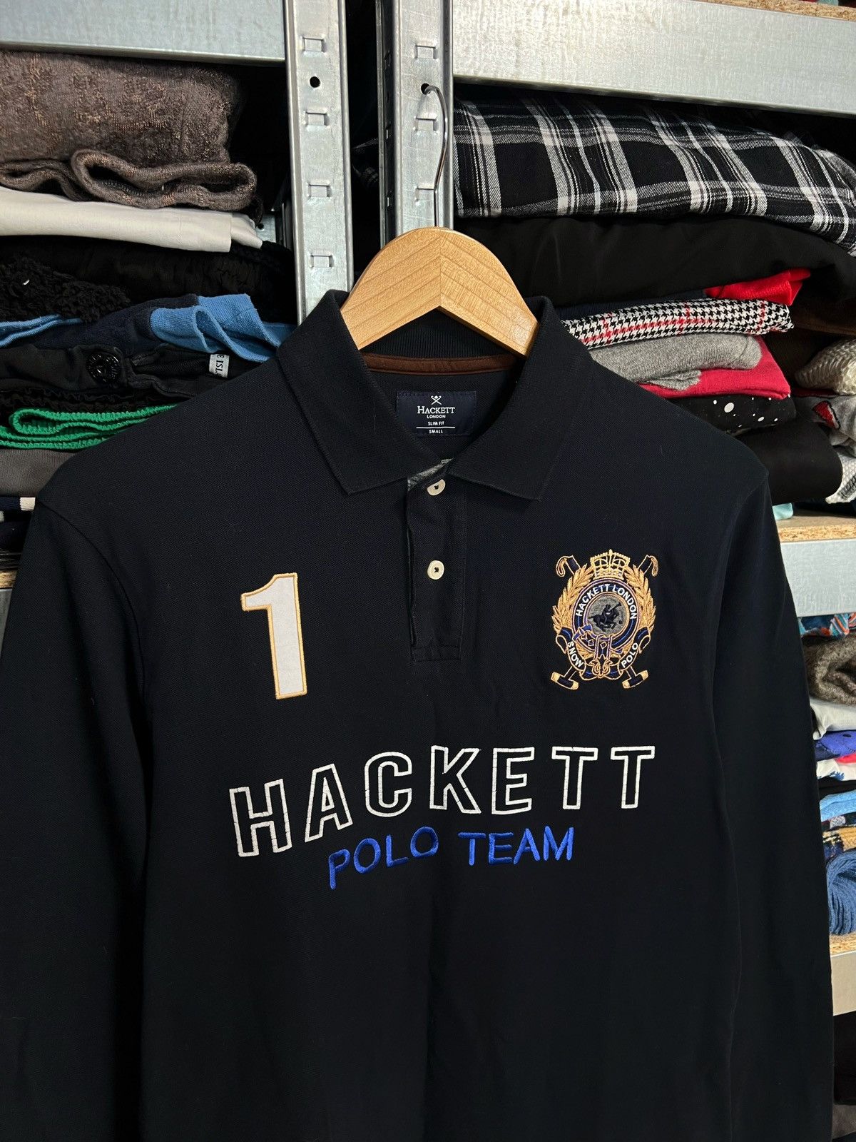 Hackett Hackett London Logo #1 Polo Team Rugby Long Sleeve Shirt S Size US S / EU 44-46 / 1 - 2 Thumbnail