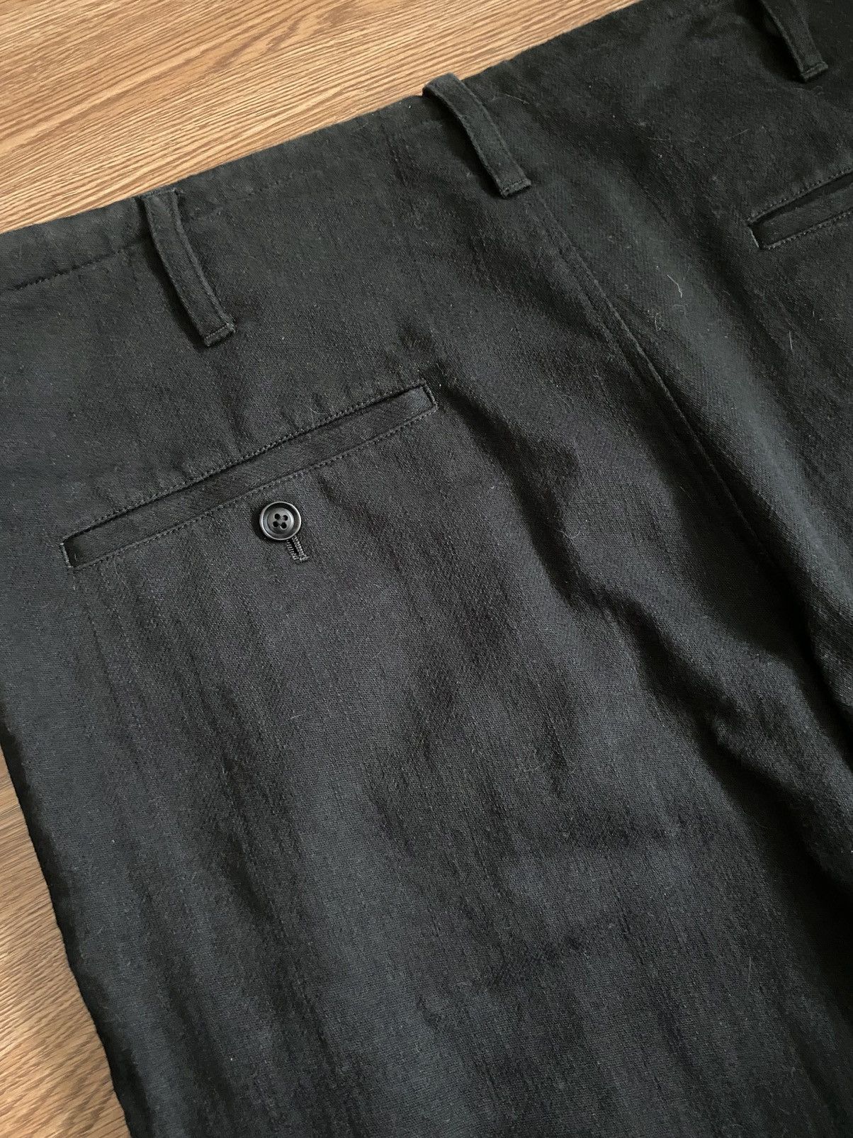 Yohji Yamamoto Yohji Yamamoto Pour Homme Cotton Twill Easy Pants AW16 Size US 33 - 5 Thumbnail