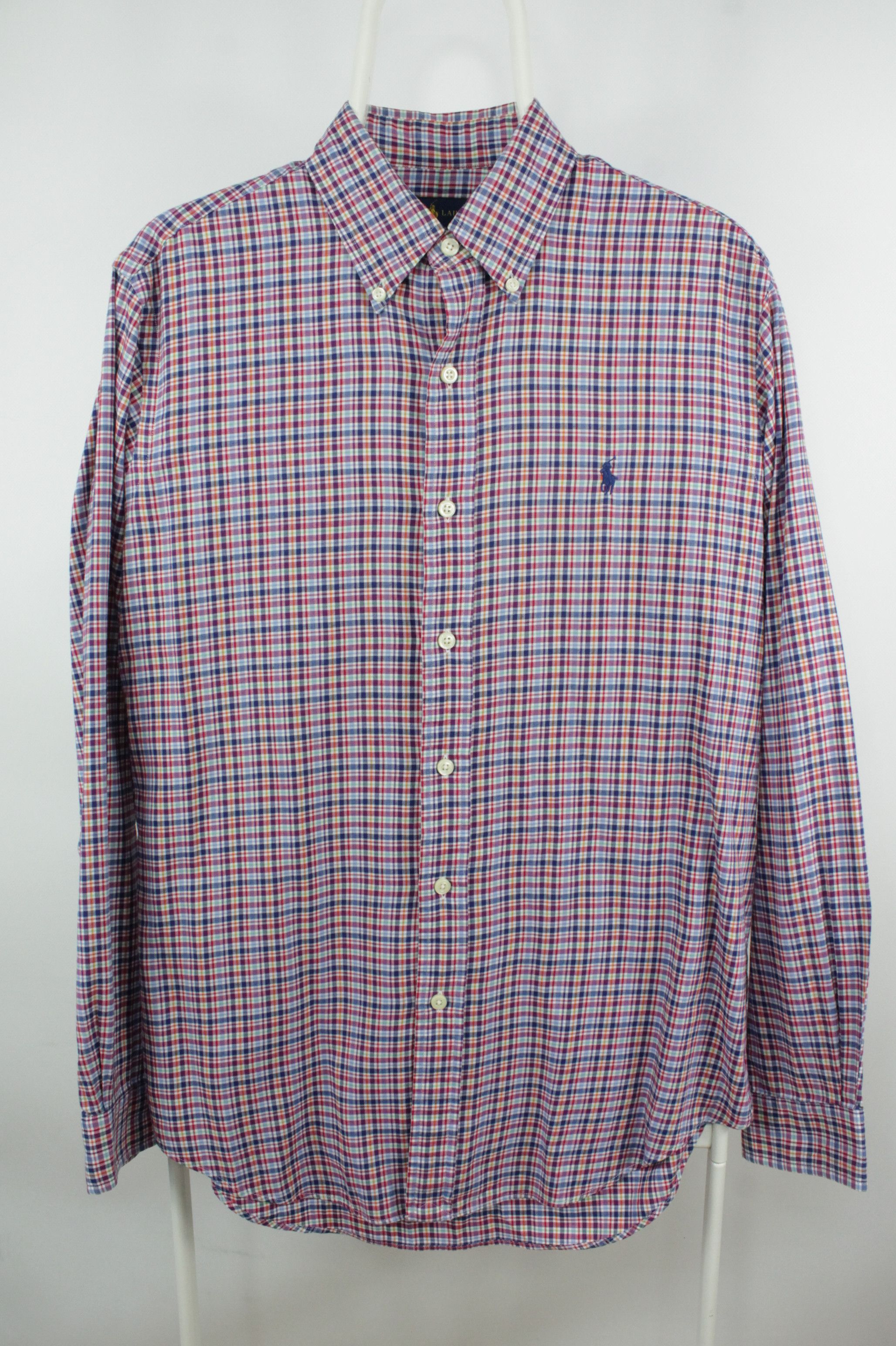 Ralph Lauren Ralph Lauren Light Soft Cotton Multi Checked Casual Shirt Size US M / EU 48-50 / 2 - 1 Thumbnail