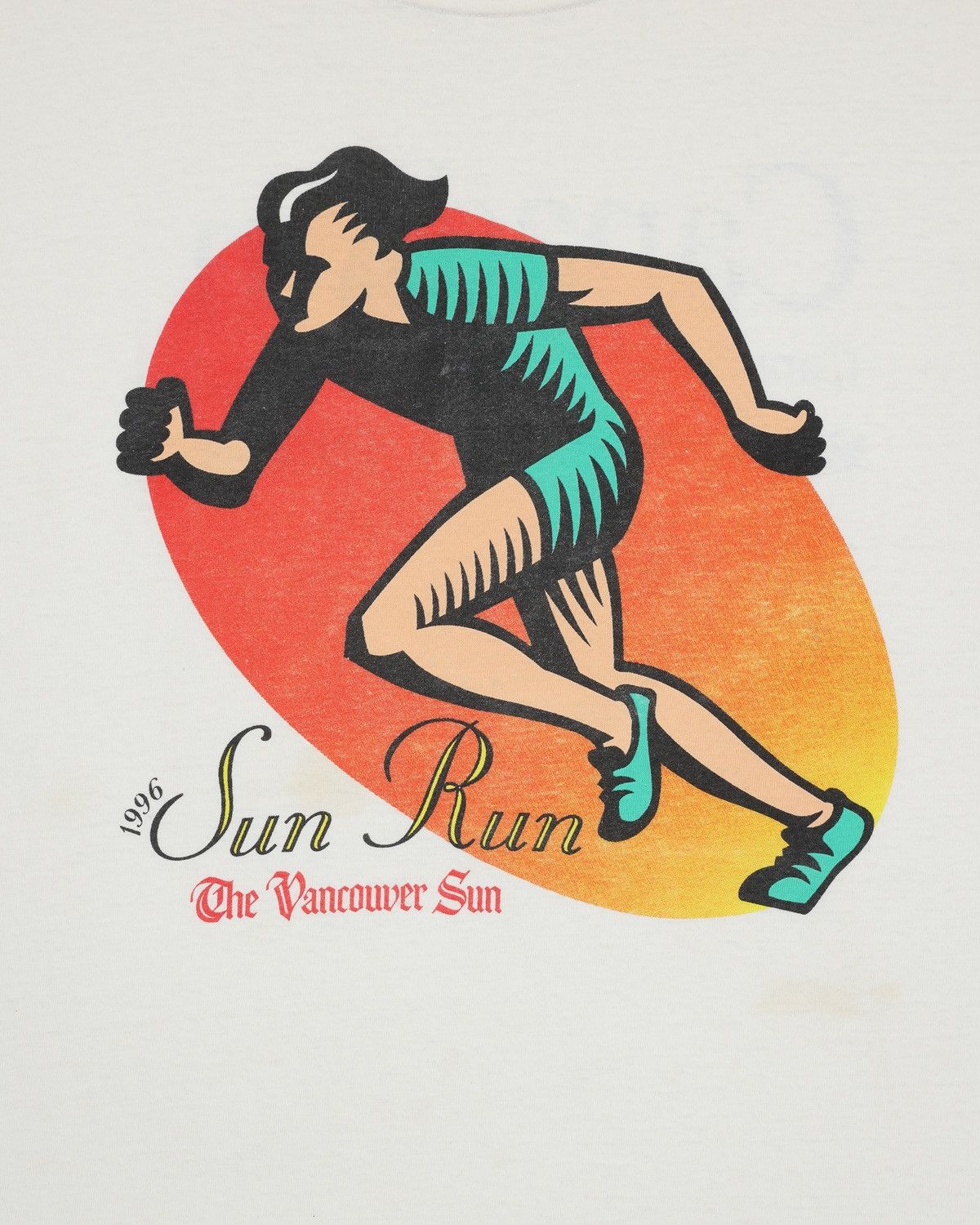 Vintage Trashed distressed faded 1996 Sun Run Vancouver Tee -erd Size US XL / EU 56 / 4 - 2 Thumbnail