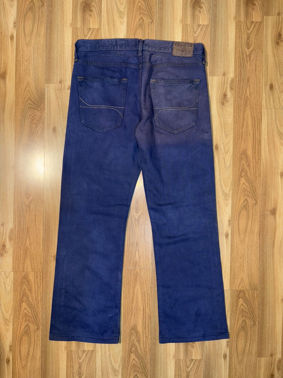 Hollister Y2K streetwear hollister low rise bootcut faded jeans Size US 32 / EU 48 - 2 Thumbnail