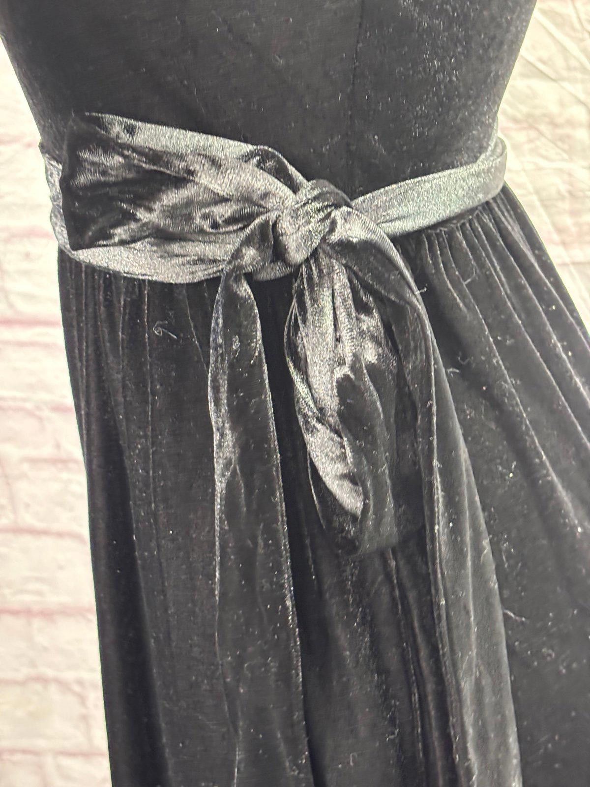 Other Zattcas XS Black Velvet Dress Size XS / US 0-2 / IT 36-38 - 5 Thumbnail