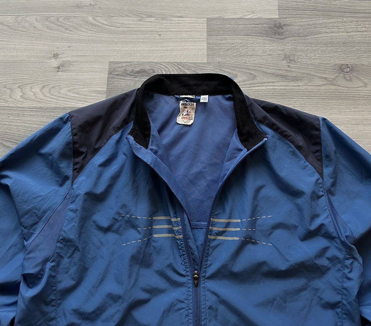 Adidas × Vintage vintage windbreaker zip Adidas clima shell wind Size US M / EU 48-50 / 2 - 4 Thumbnail