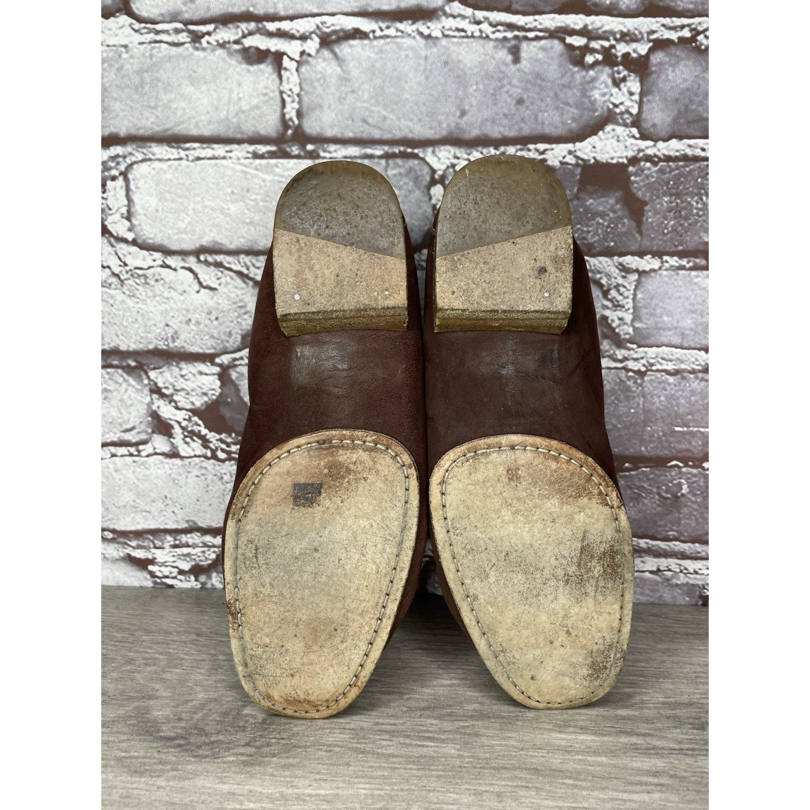 Giorgio Armani Giorgio Armani Brown Suede Loafers Leather Sole Driving Shoe Size US 6 / IT 36 - 21 Thumbnail