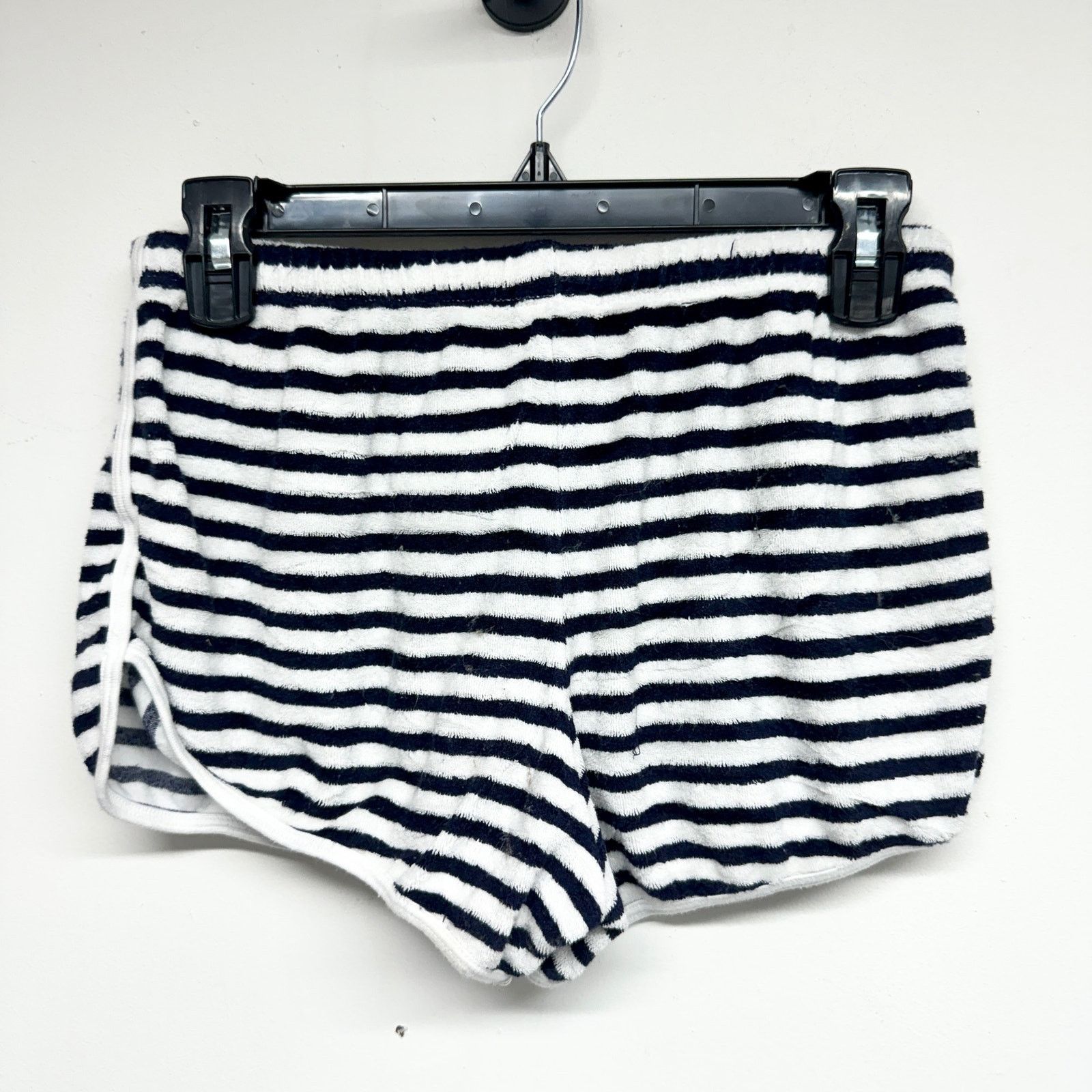 Sundry Sundry Blue & White Striped Beach Summer Terry Shorts Size 1 Size 23" - 4 Thumbnail