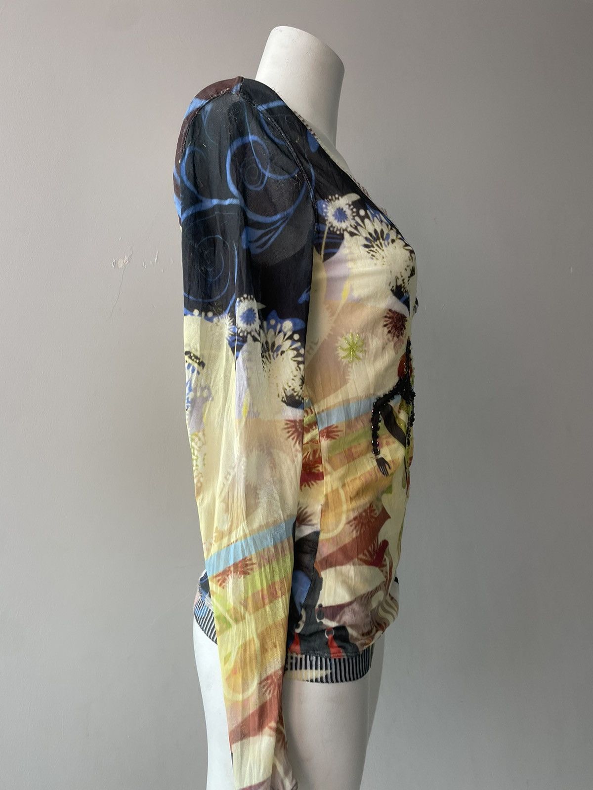 Vintage y2k blouse Size M / US 6-8 / IT 42-44 - 13 Thumbnail